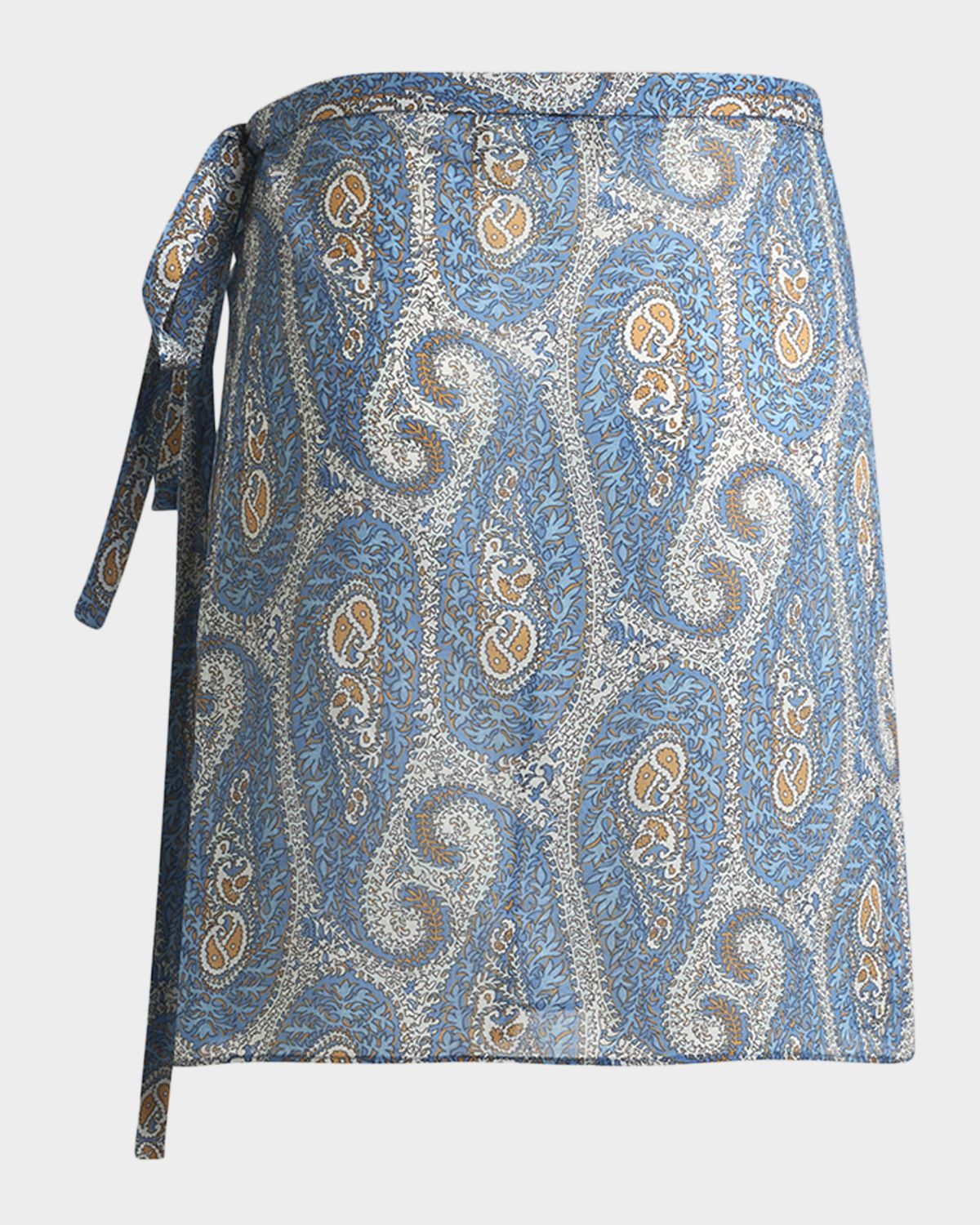 Etro Paisley Wrap Mini Skirt