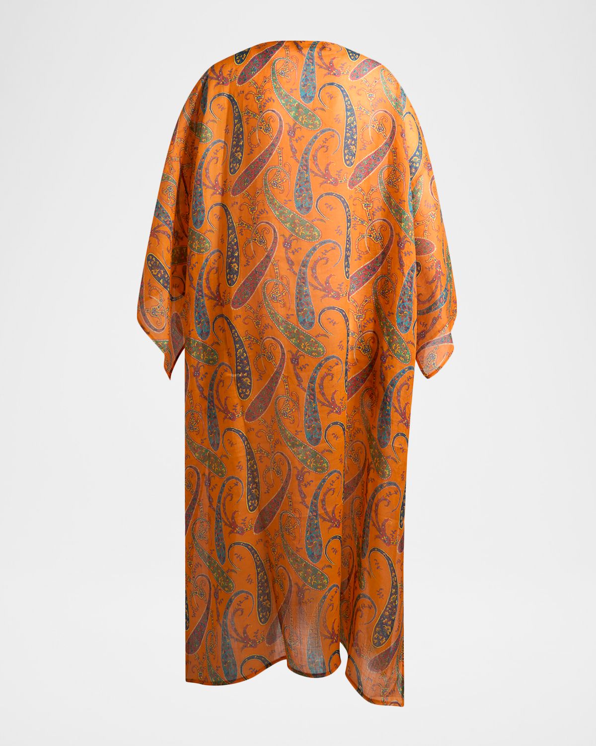 Etro Paisley Maxi Caftan Coverup