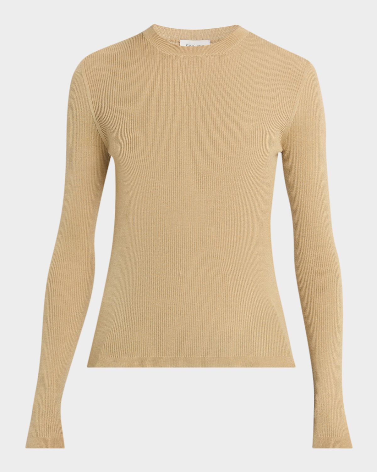 Saint Laurent Rib-Knit Crewneck Sweater