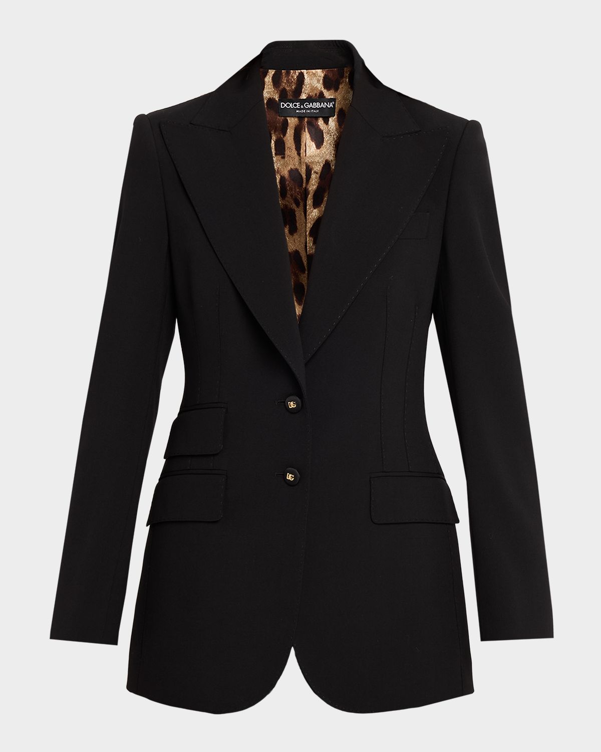 Dolce & Gabbana Turlington Woolen Single-Breasted Jacket