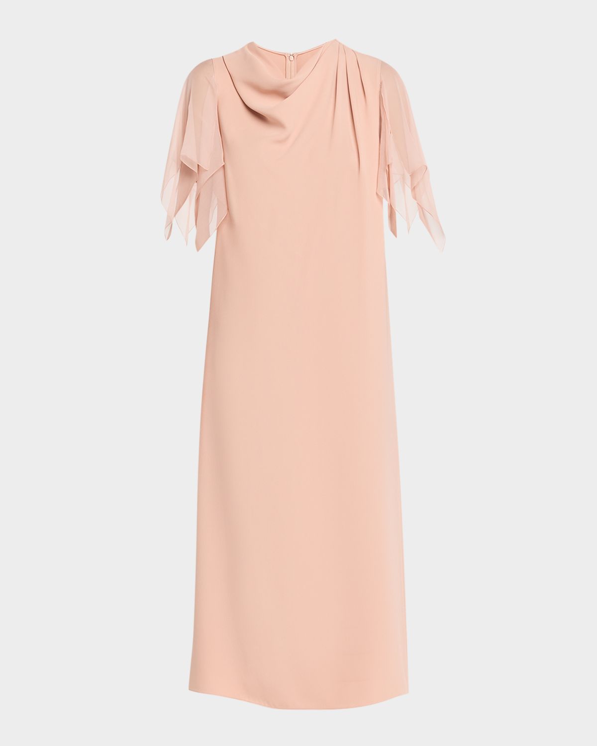 Valentino Garavani Campiona Draped Silk Dress | Thumbnail 6