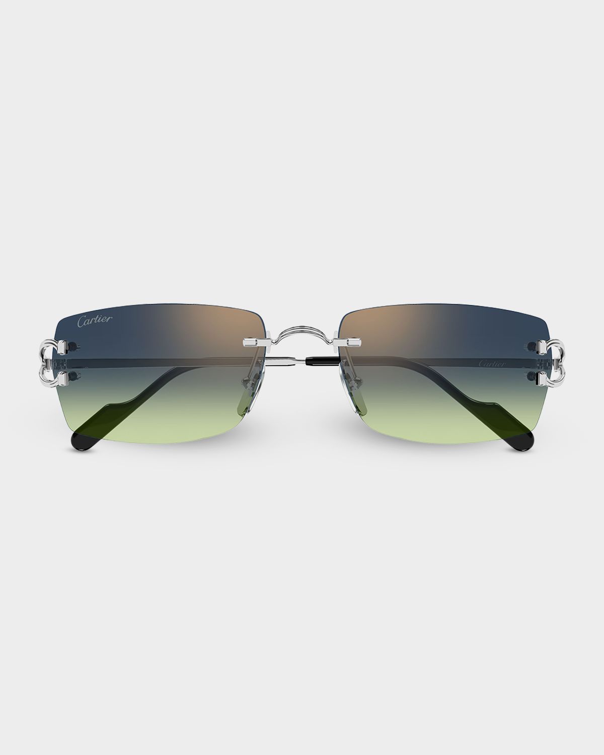 Cartier Men 's CT0550S-008 Metal Rectangle Sunglasses | Thumbnail 4 Cartier Men 's CT0550S-008 Metal Rectangle Sunglasses | Thumbnail 4