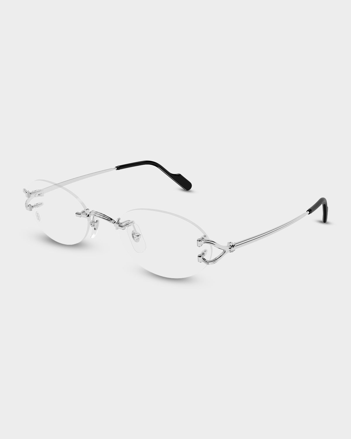 Cartier Men 's CT0621O-002 Metal Oval Eyeglasses