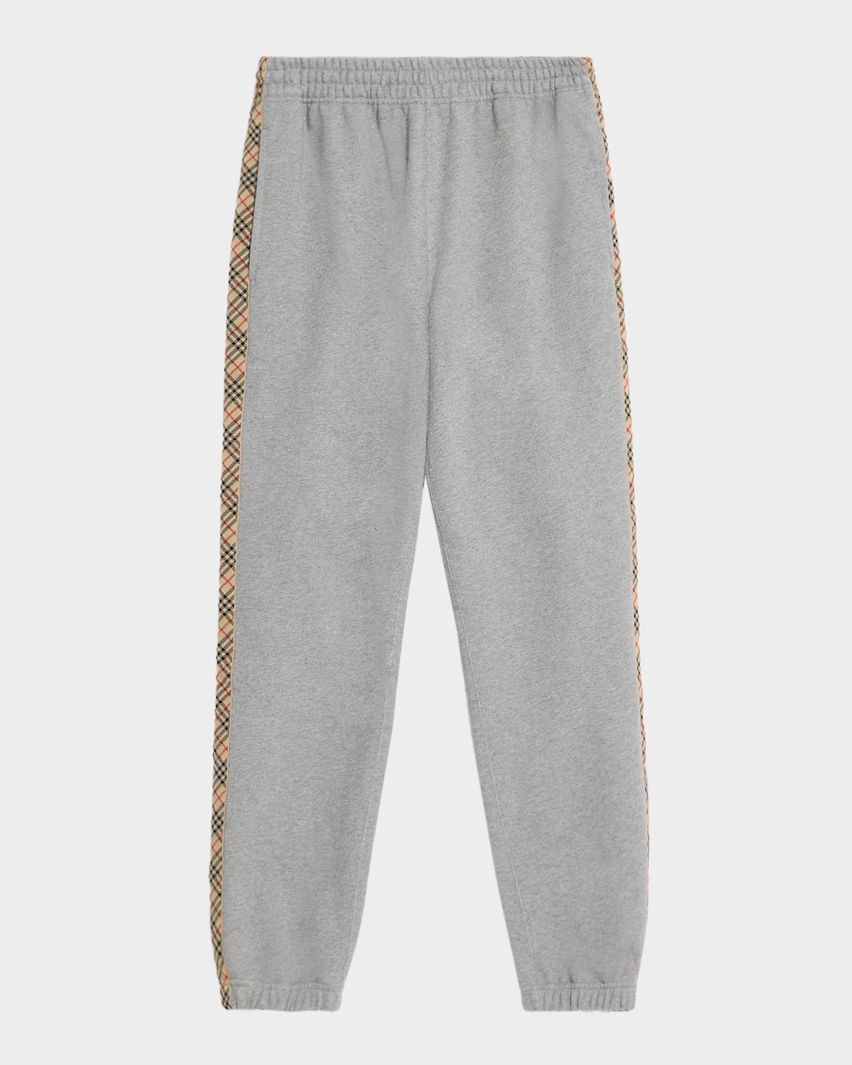 Burberry Men 's Check Trim Cotton Jogging Pants | Thumbnail 6 Burberry Men 's Check Trim Cotton Jogging Pants | Thumbnail 6