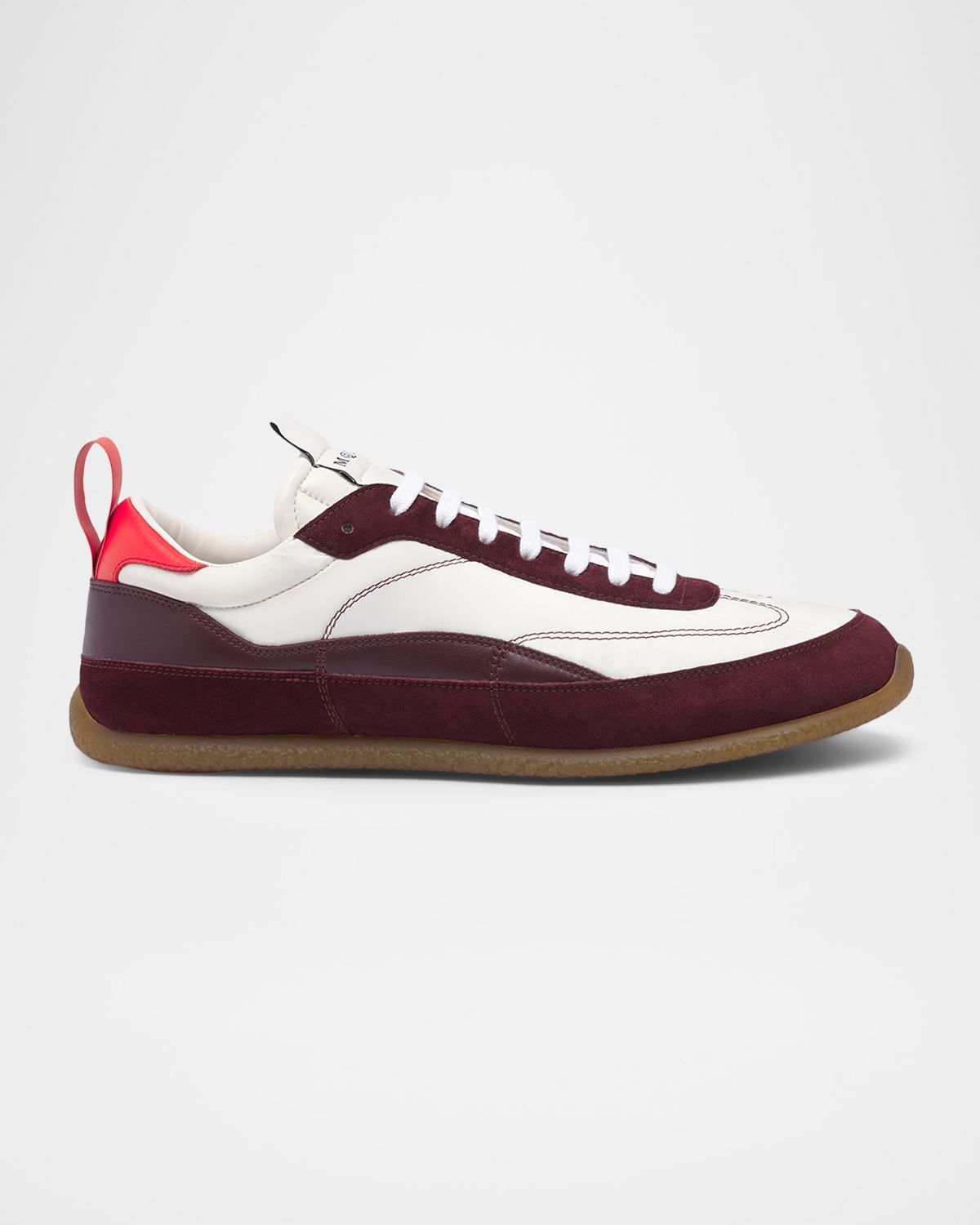 McQueen Men 's EC1 Suede and Nylon Low-Top Trainers | Thumbnail 4 McQueen Men 's EC1 Suede and Nylon Low-Top Trainers | Thumbnail 4