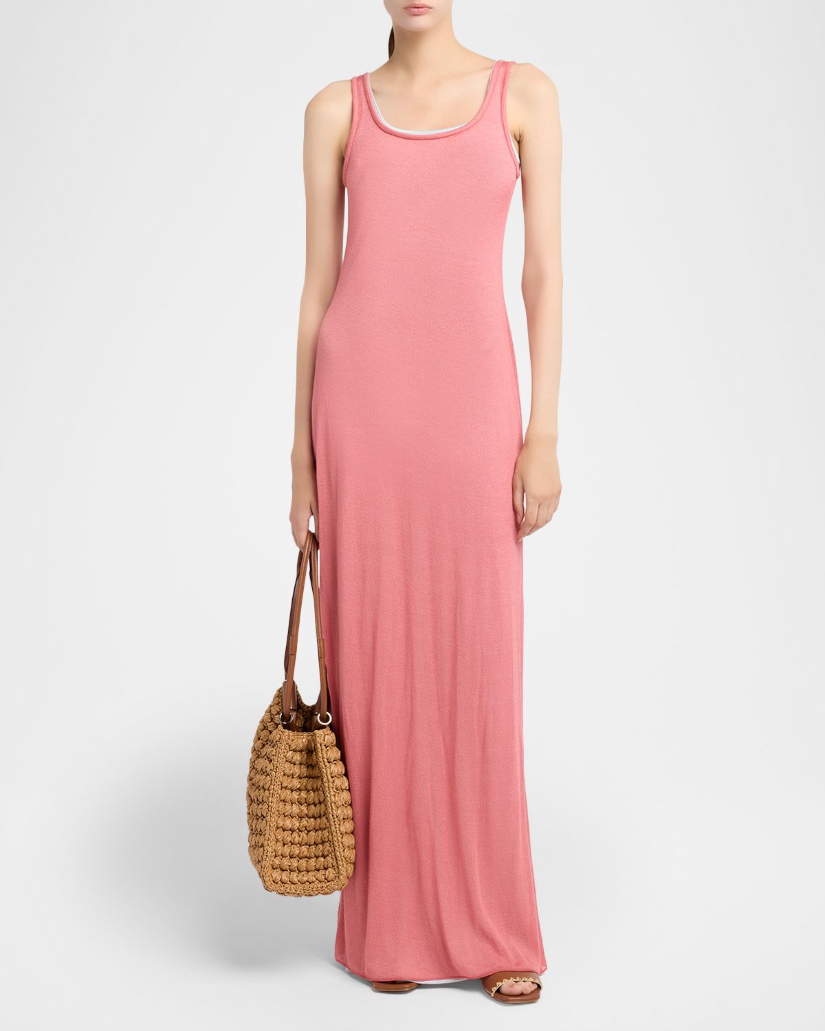 Giorgio Armani Layered Maxi Tank Dress