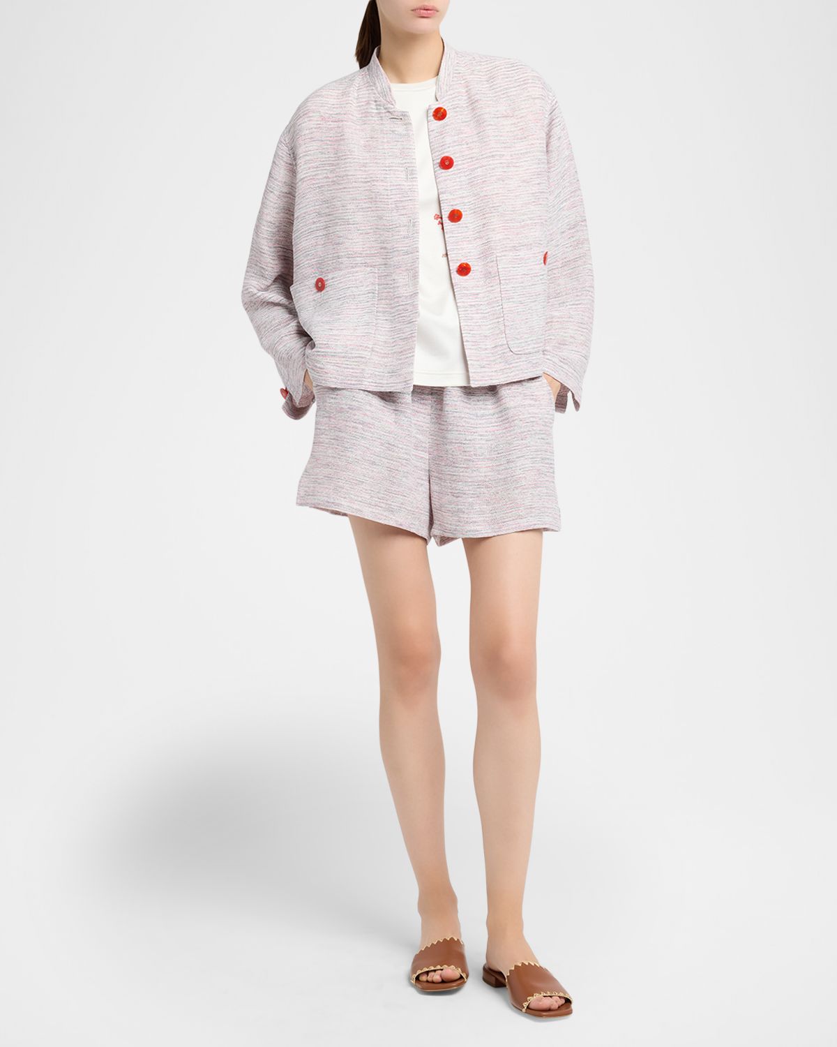 Giorgio Armani Embroidered Short-Sleeve T-Shirt