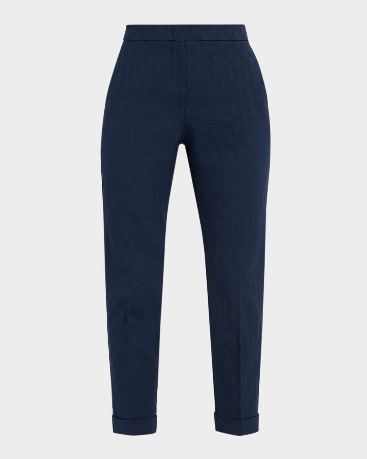 Etro Milano Stretch-Cotton Cigarette Trousers