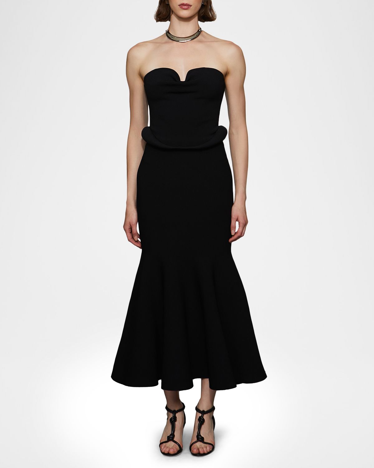 Et Ochs Flynn Knit Fit-&-Flare Midi Skirt