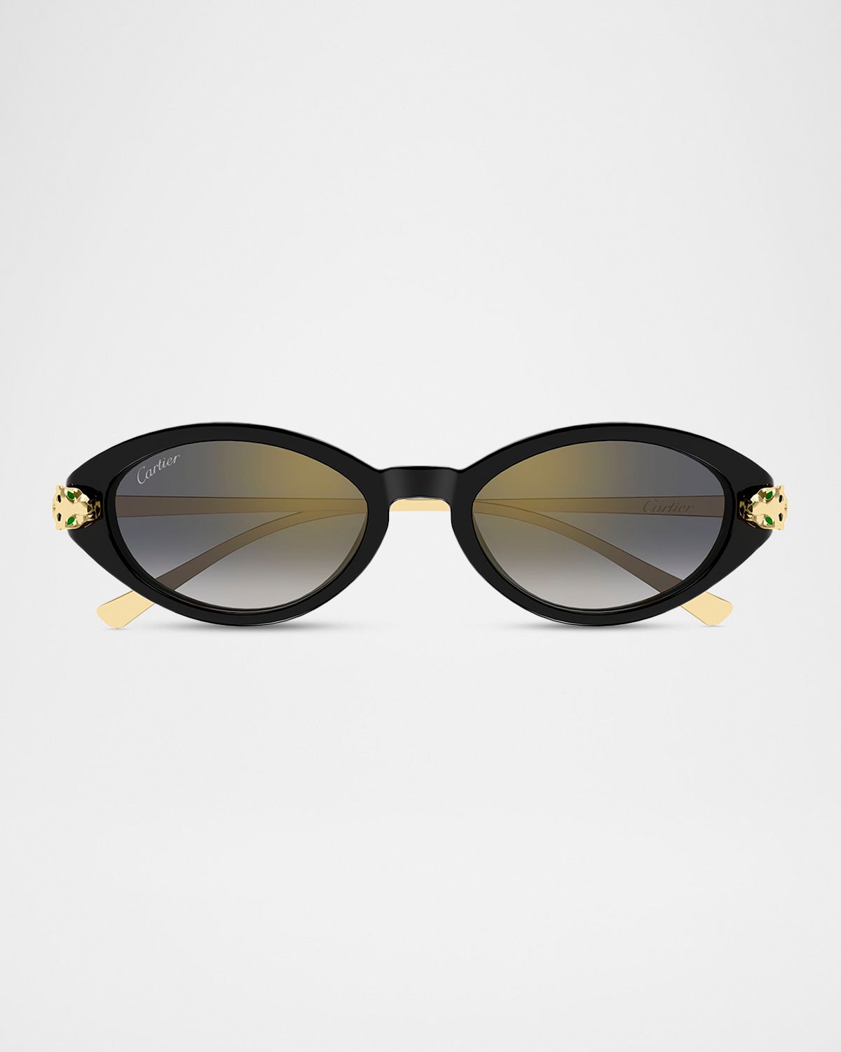 Cartier Panthère de 52mm Oval Sunglasses