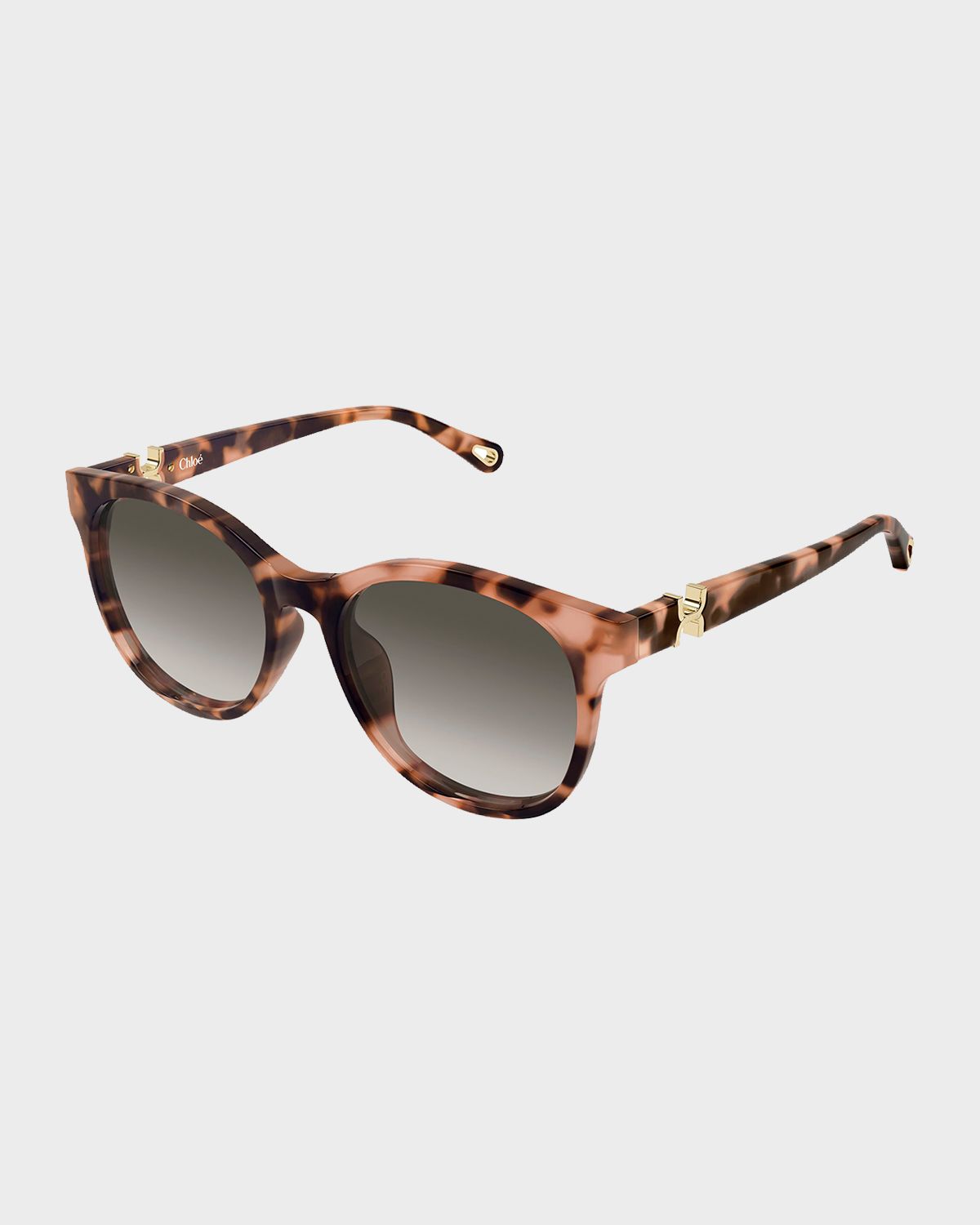 Chloe 56mm Acetate Round Sunglasses