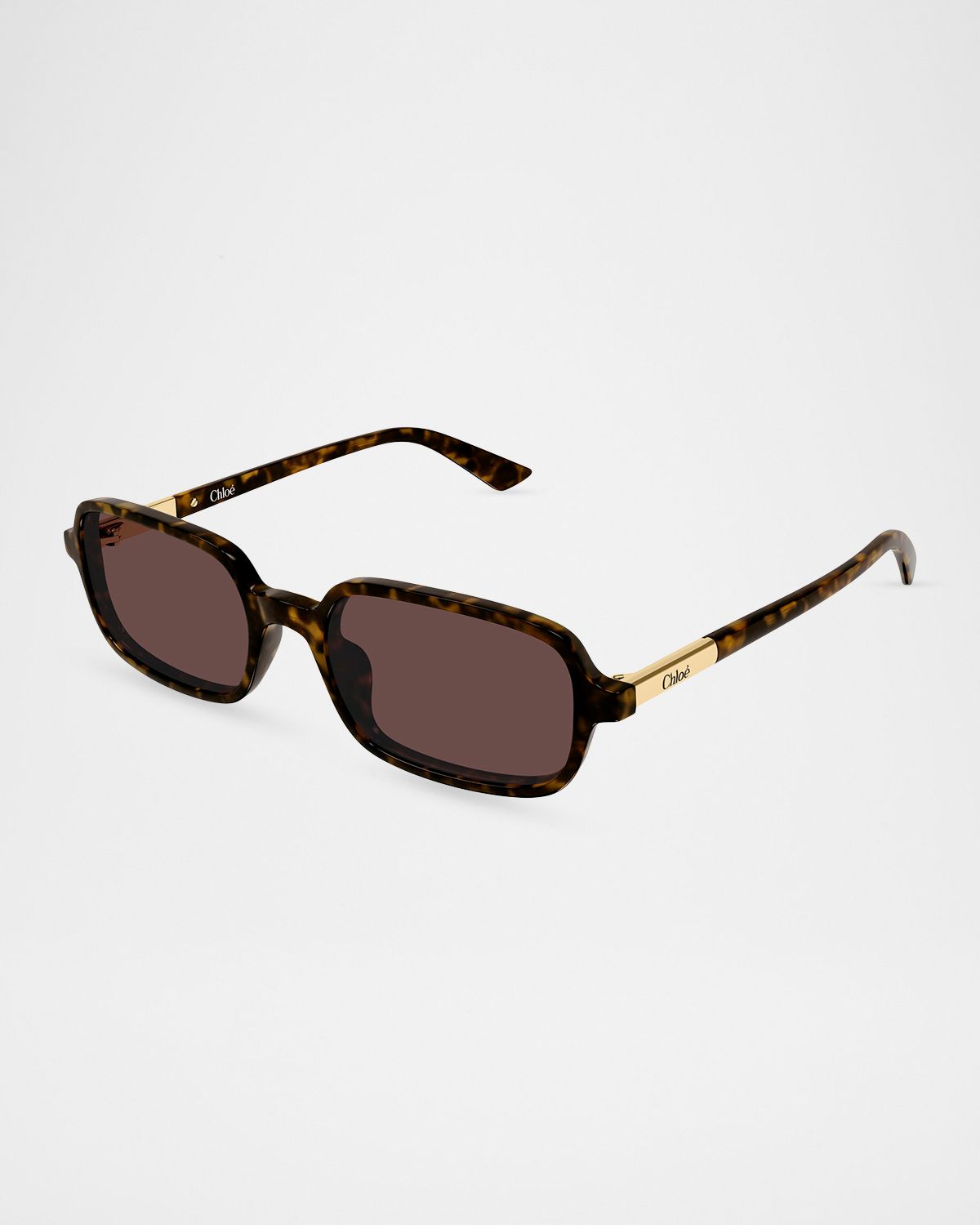 Chloe 53mm Acetate Rectangular Sunglasses