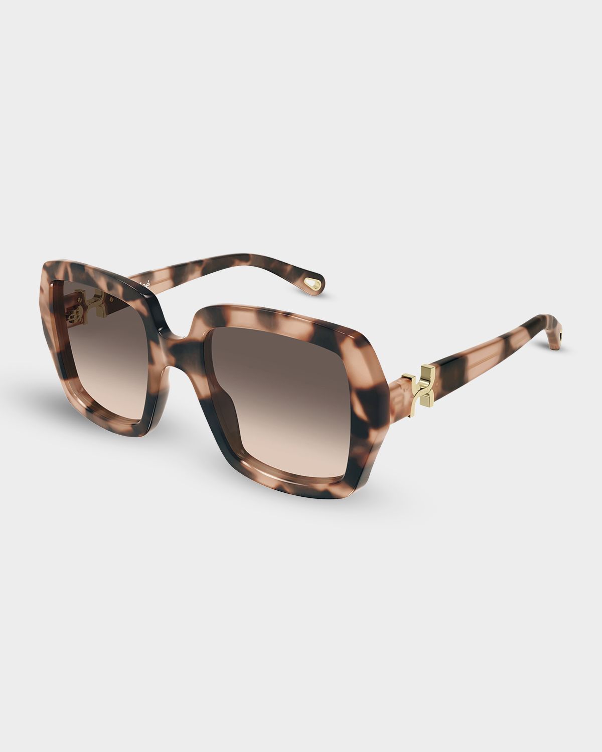 Chloe 52mm Acetate Square Sunglasses