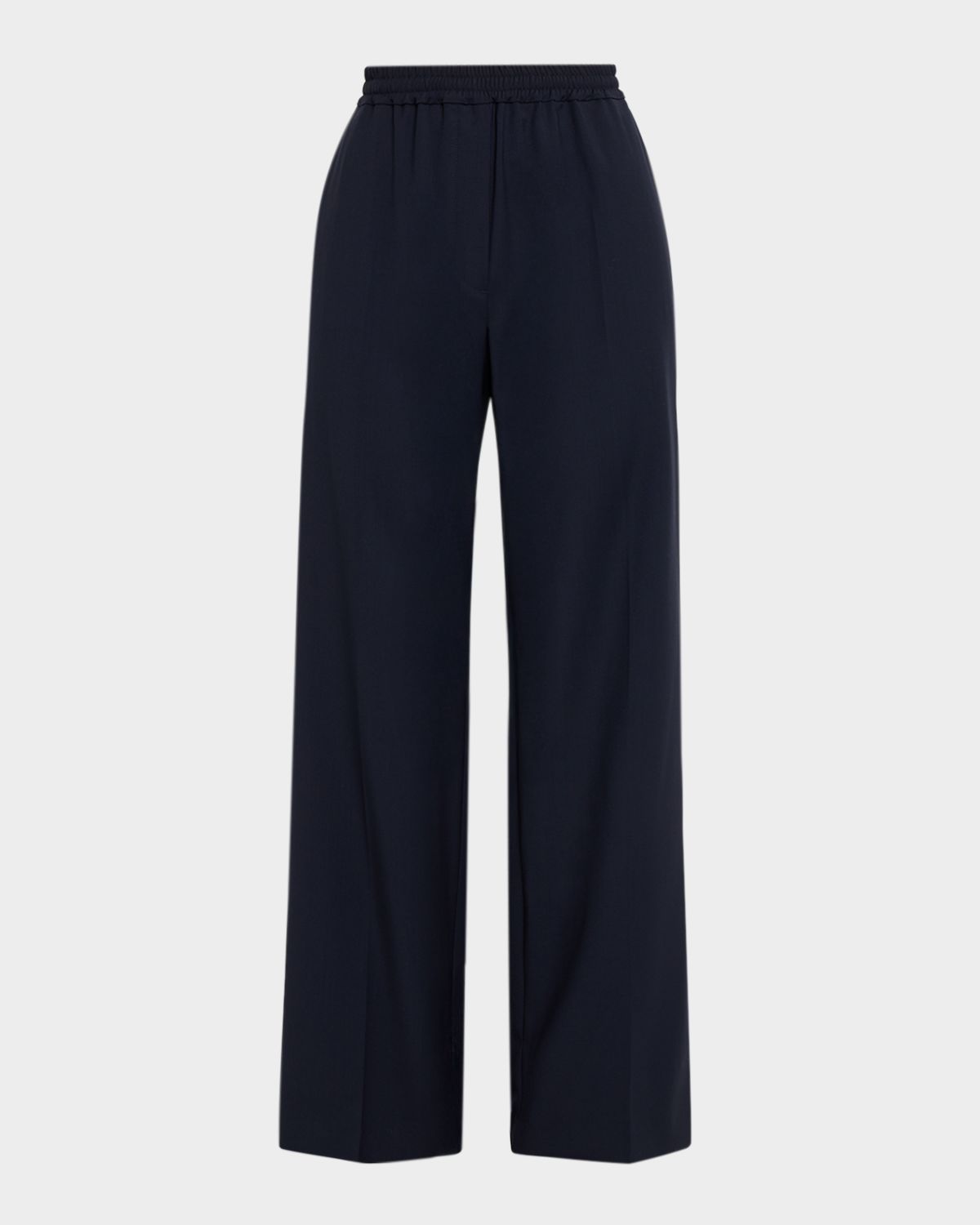 Weekend Max Mara Straight-Leg Stretch Wool Trousers