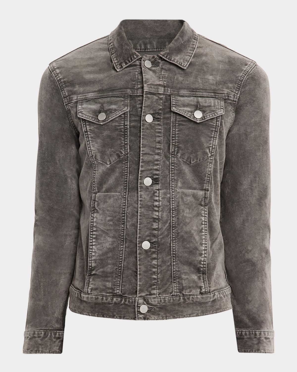 monfrere Men 's Dean Velvet Vintage Carbon Jacket