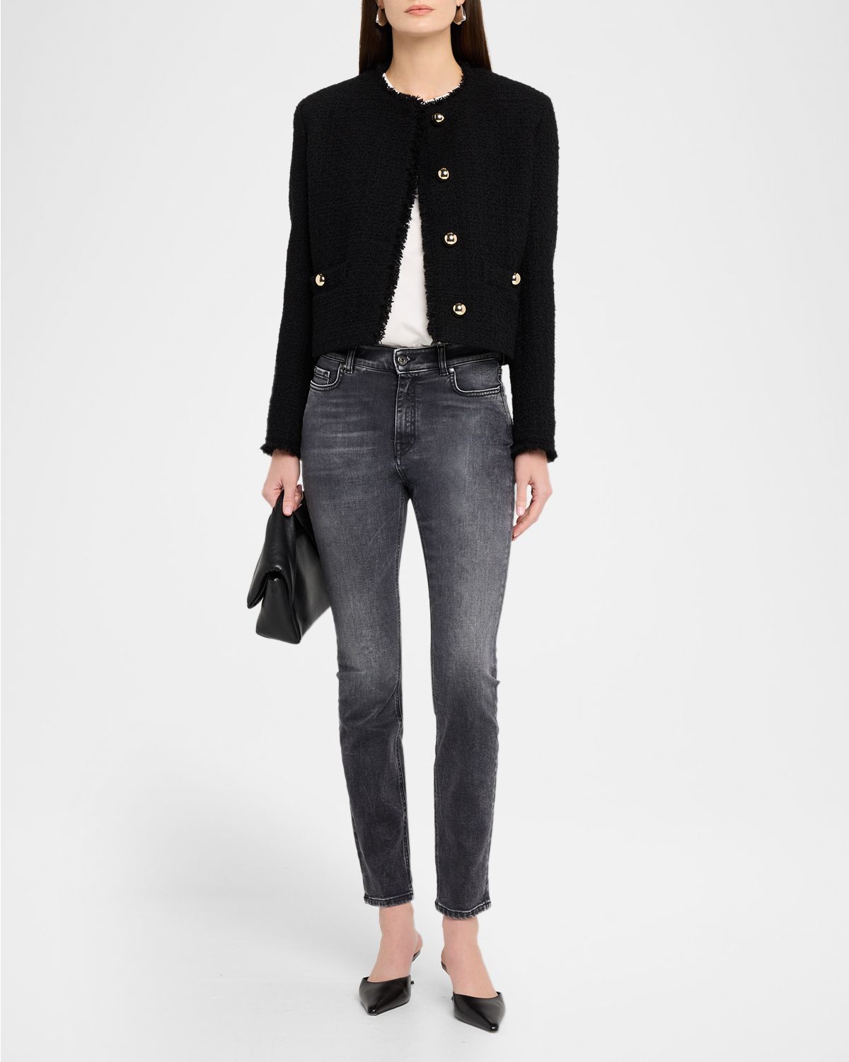 Weekend Max Mara Mid-Rise Denim Skinny Jeans