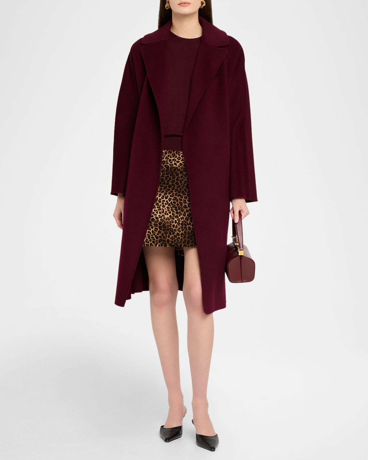 Weekend Max Mara Crewneck Wool-Cashmere Sweater