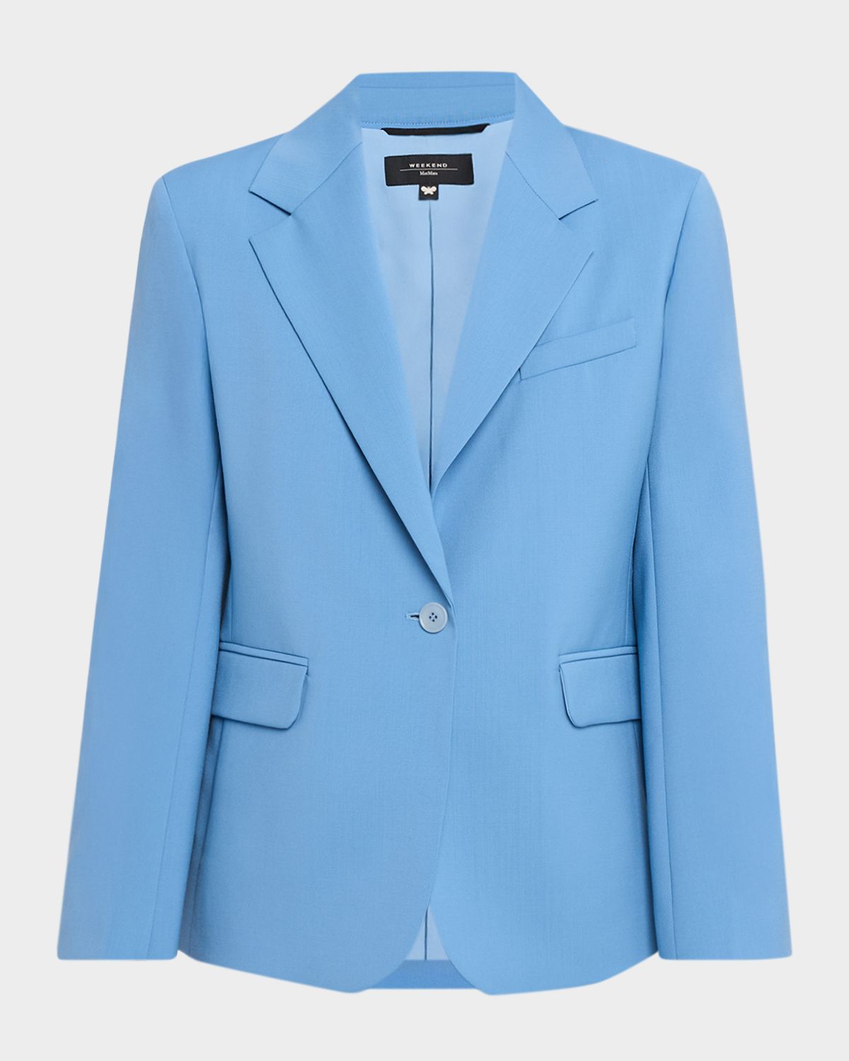 Weekend Max Mara Single-Button Stretch Wool Jacket