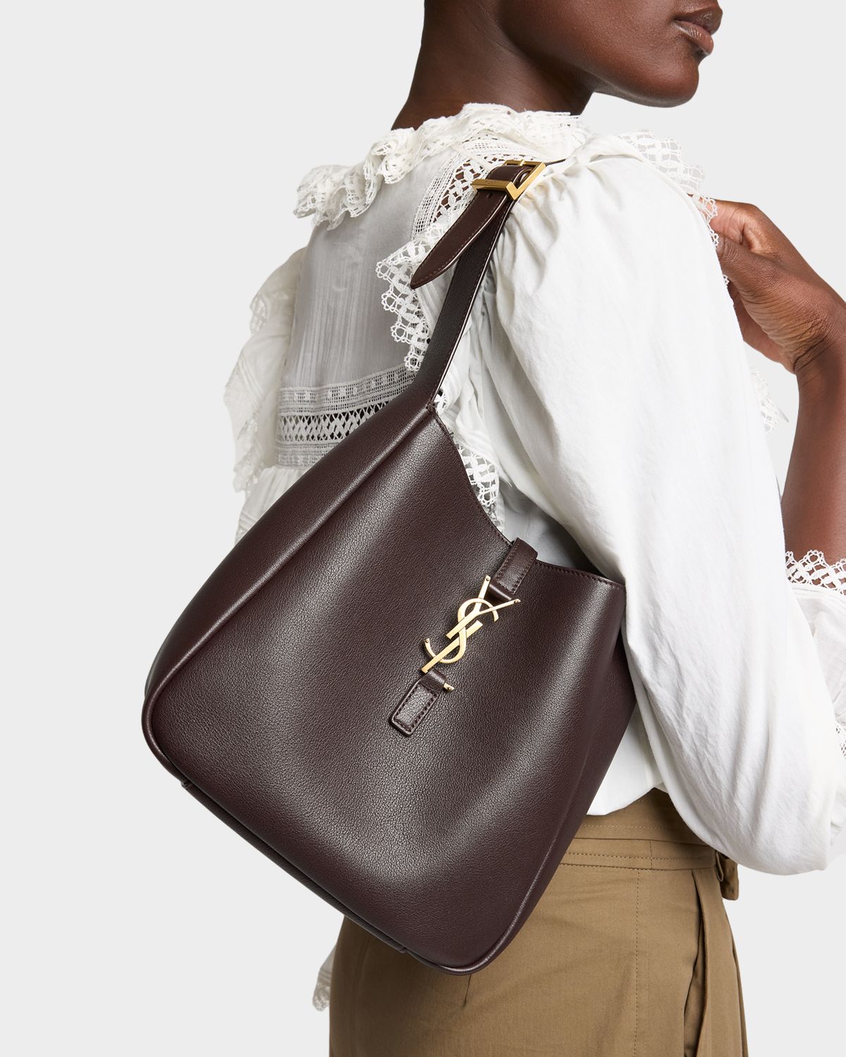 Saint Laurent Le 5 A 7 Small YSL Leather Shoulder Bag | Thumbnail 11 Saint Laurent Le 5 A 7 Small YSL Leather Shoulder Bag | Thumbnail 11