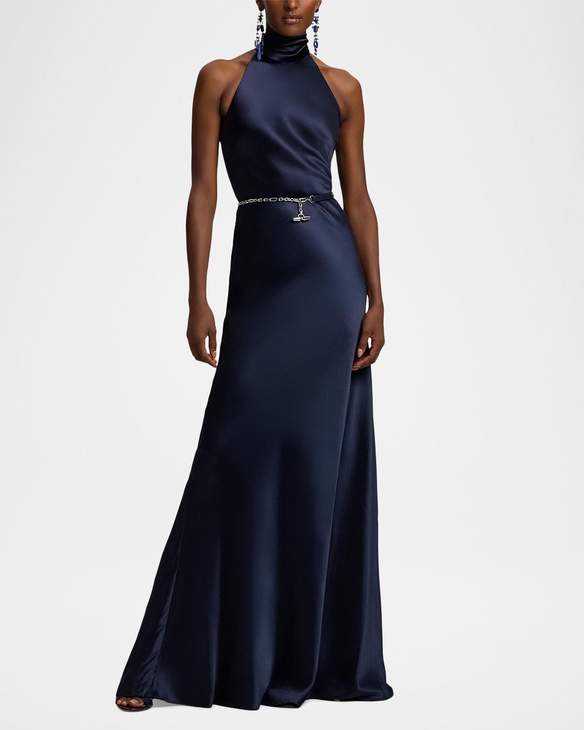 Ralph Lauren Collection Chilton Stretch Silk Charmeuse Top