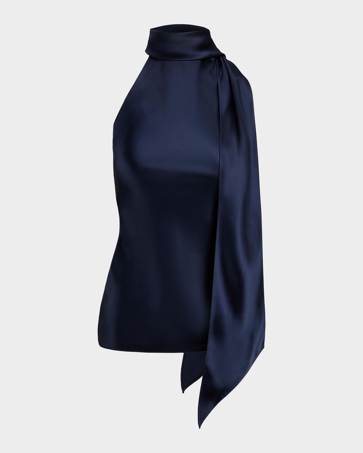Ralph Lauren Collection Chilton Stretch Silk Charmeuse Top | Thumbnail 7