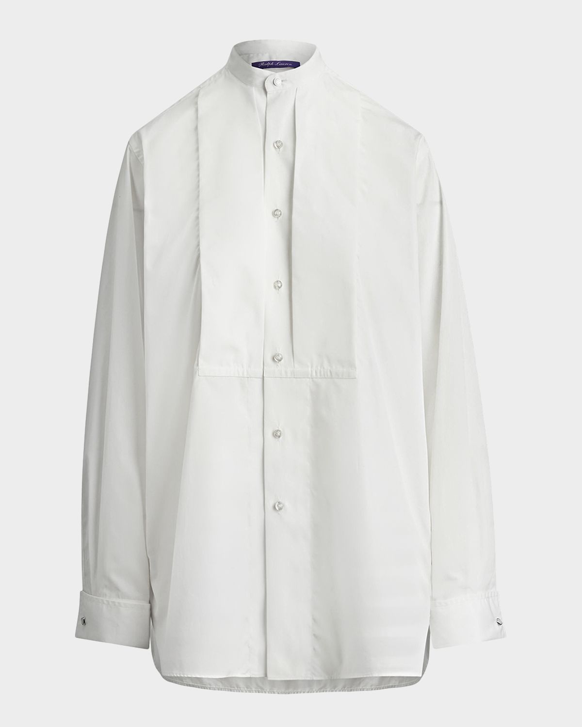 Ralph Lauren Collection Kirstin Cotton Broadcloth Shirt | Thumbnail 7