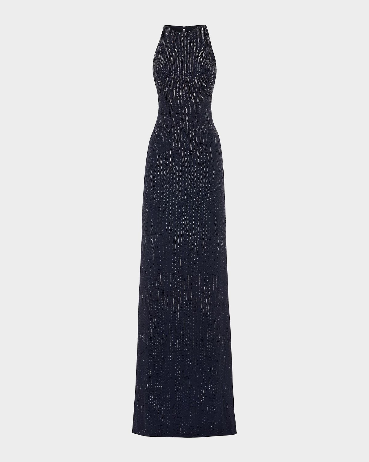 Ralph Lauren Collection Luanna Degrade Embellished Racerback Gown