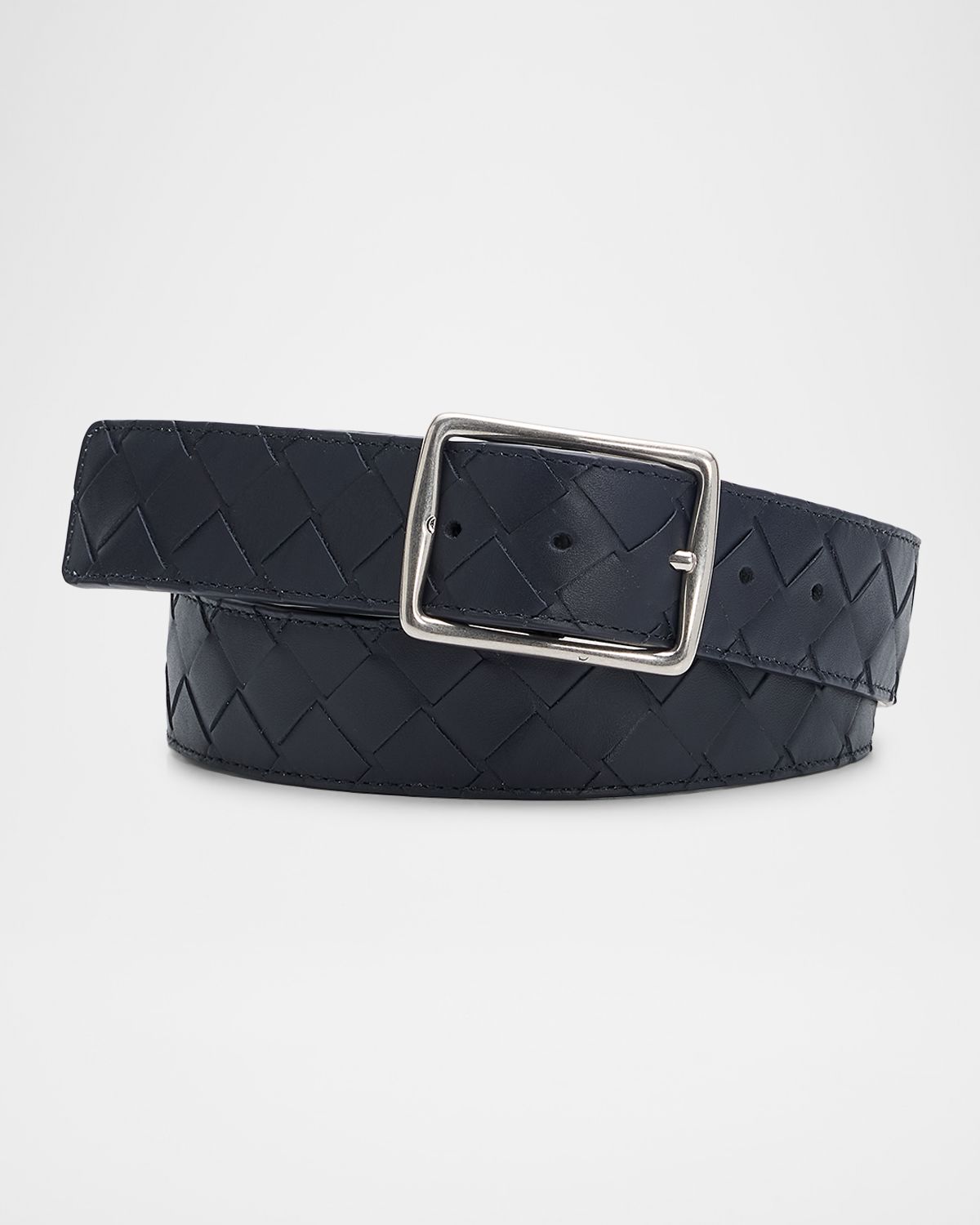 Bottega Veneta Men 's Intrecciato Reversible Leather Belt | Thumbnail 5 Bottega Veneta Men 's Intrecciato Reversible Leather Belt | Thumbnail 5