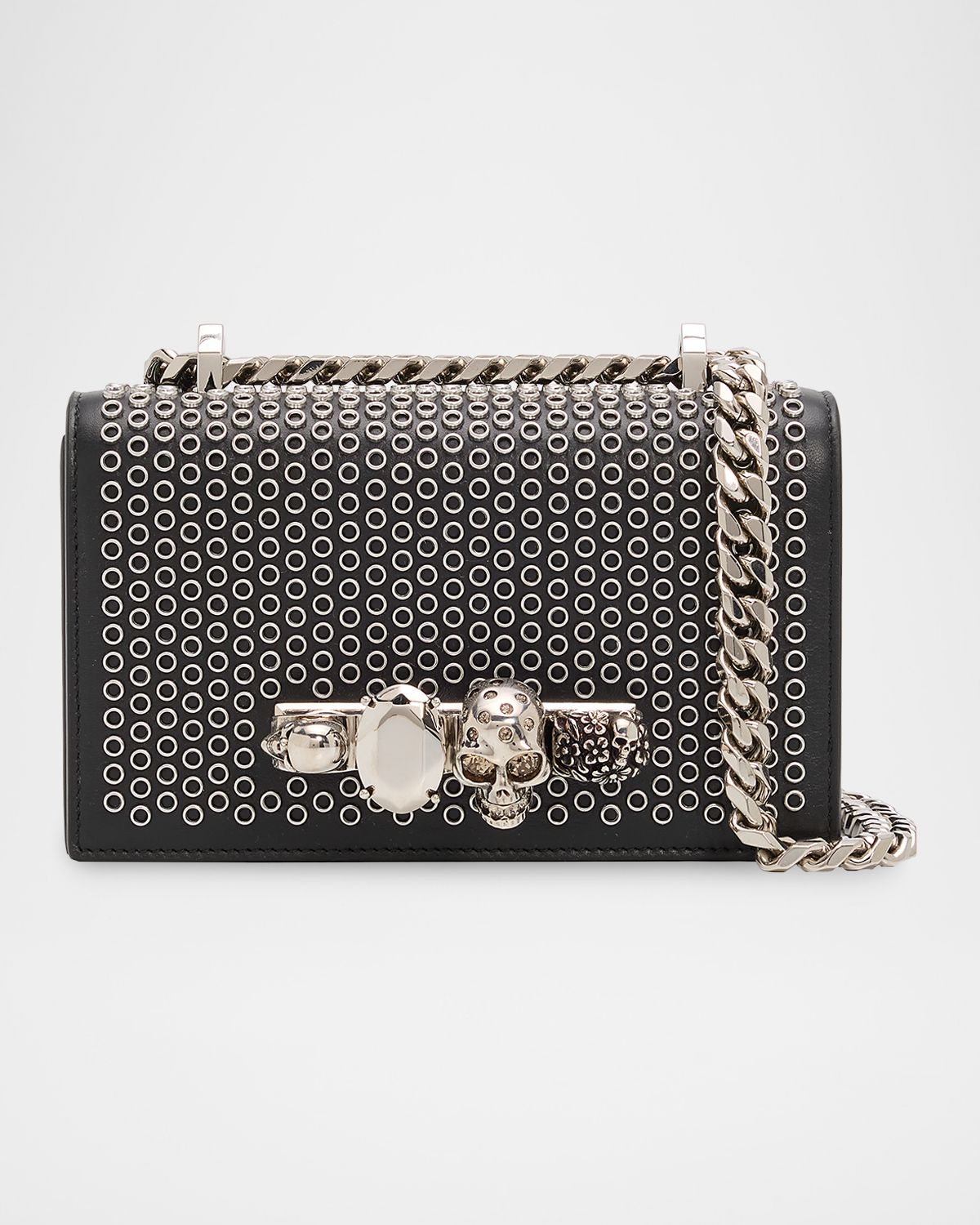 McQueen Mini Jeweled Satchel Shoulder Bag