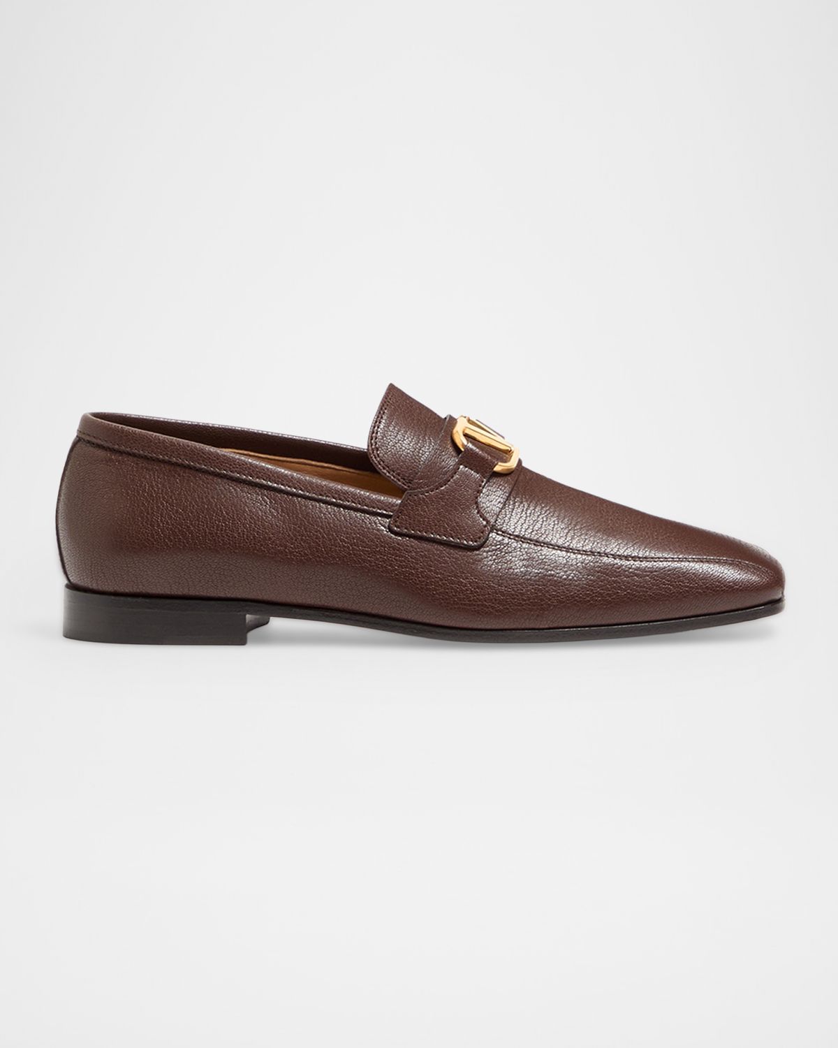 Valentino Garavani Men 's Vlogo Signature Leather Loafers | Thumbnail 8 Valentino Garavani Men 's Vlogo Signature Leather Loafers | Thumbnail 8