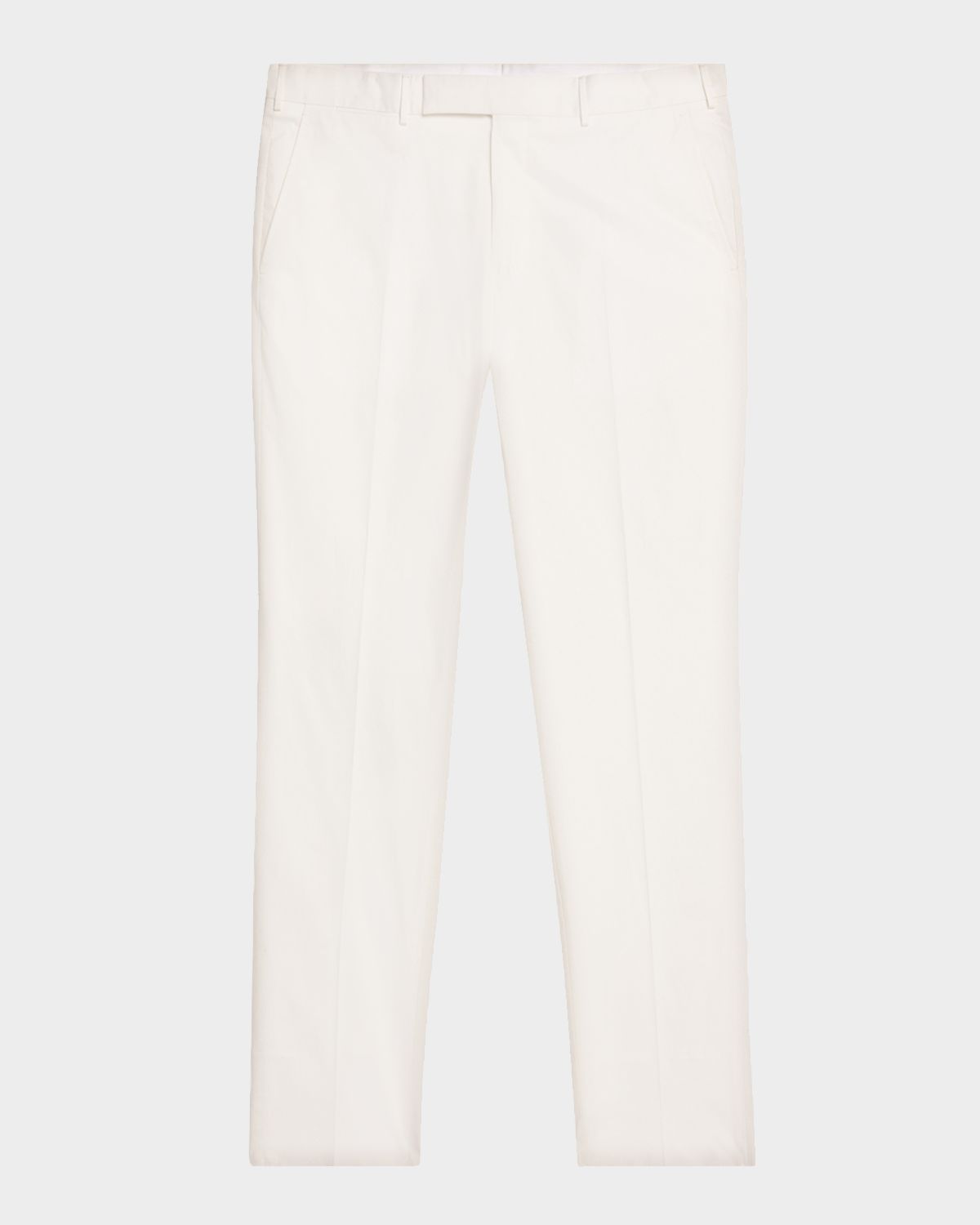 ZEGNA Men 's Premium Cotton Straight-Leg Trousers | Thumbnail 6 ZEGNA Men 's Premium Cotton Straight-Leg Trousers | Thumbnail 6