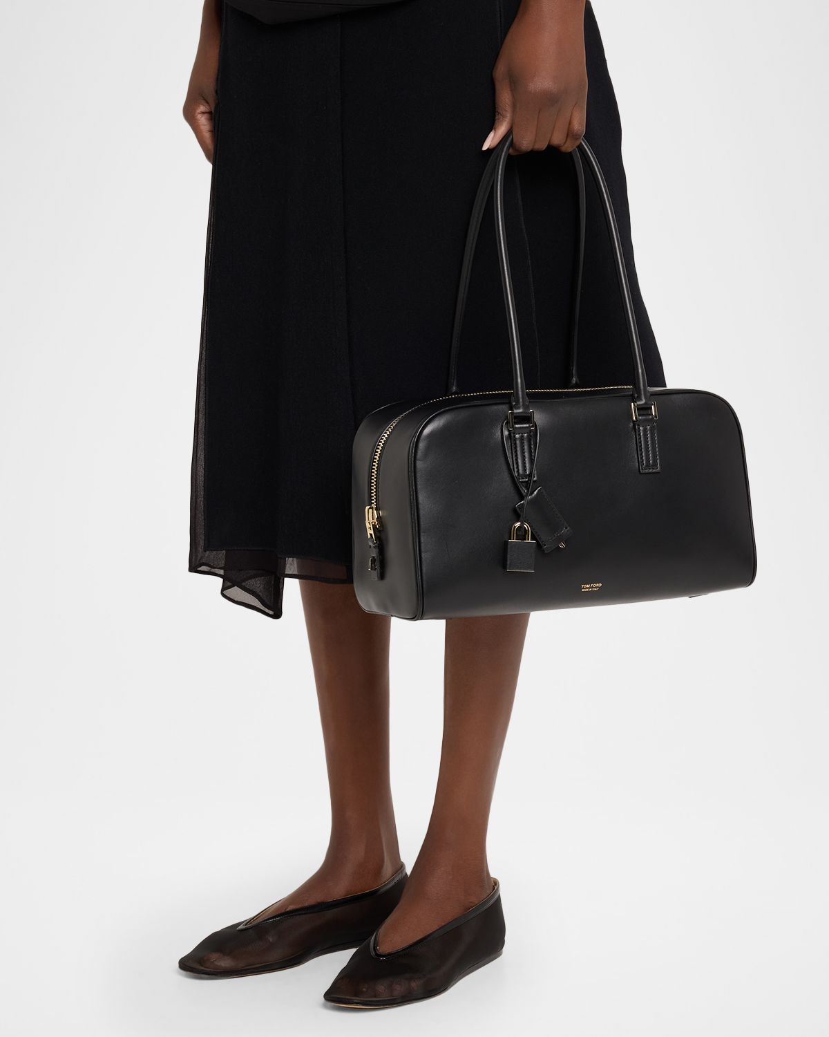 TOM FORD Day Leather Shoulder Bag