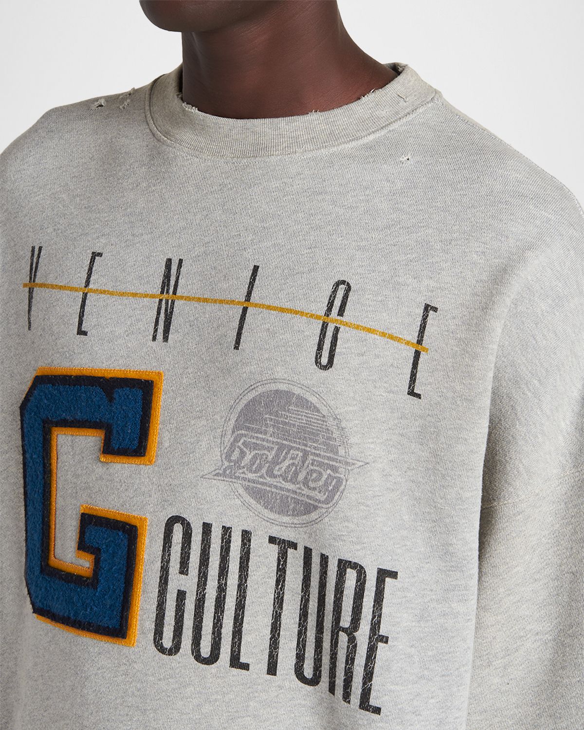 Golden Goose Men 's Journey Cotton Crewneck Sweatshirt | Thumbnail 5 Golden Goose Men 's Journey Cotton Crewneck Sweatshirt | Thumbnail 5