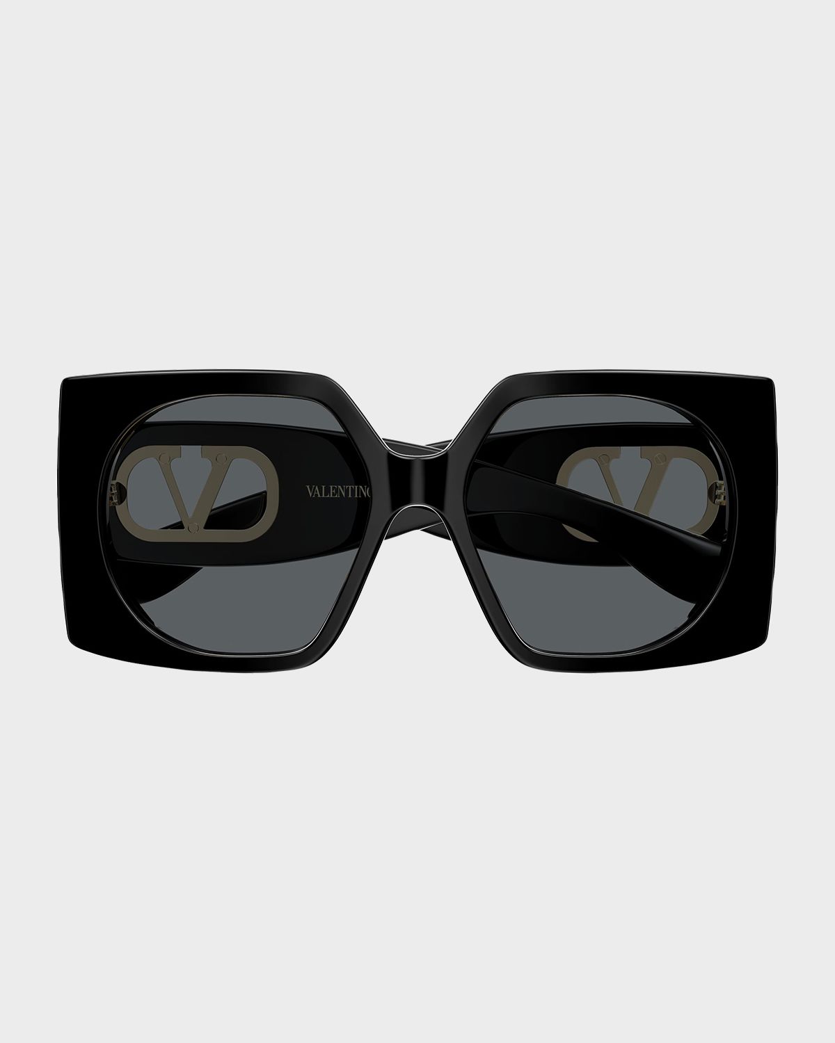 Valentino Garavani VLogo Signature 55mm Square Sunglasses