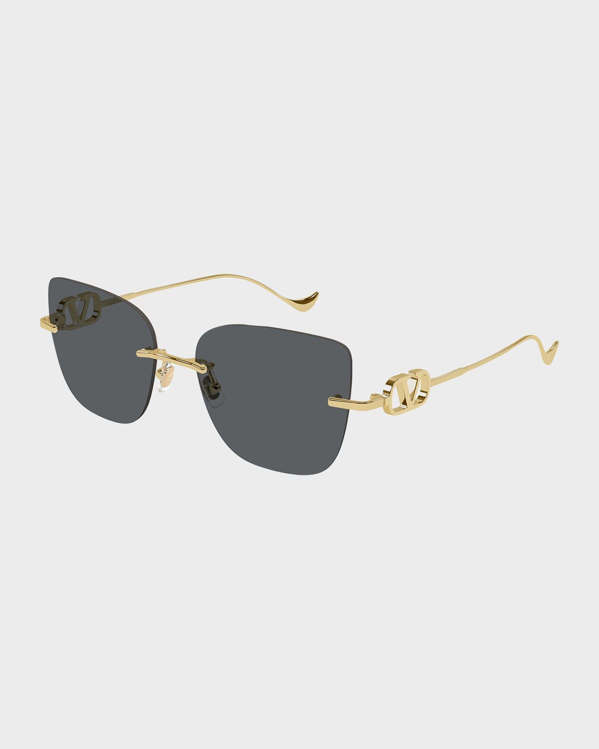 Valentino Garavani VLogo Signature 54mm Square Sunglasses