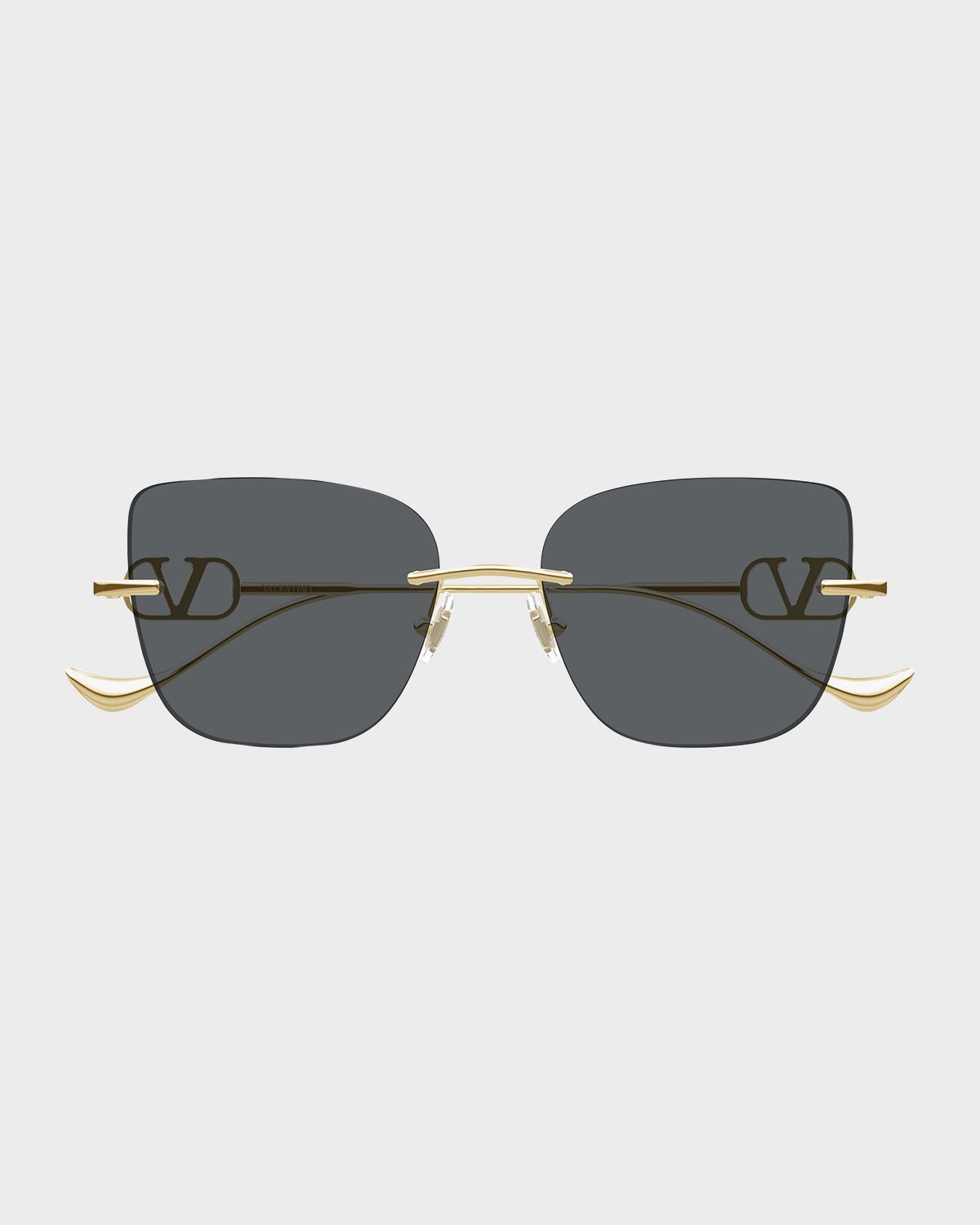 Valentino Garavani VLogo Signature 54mm Square Sunglasses