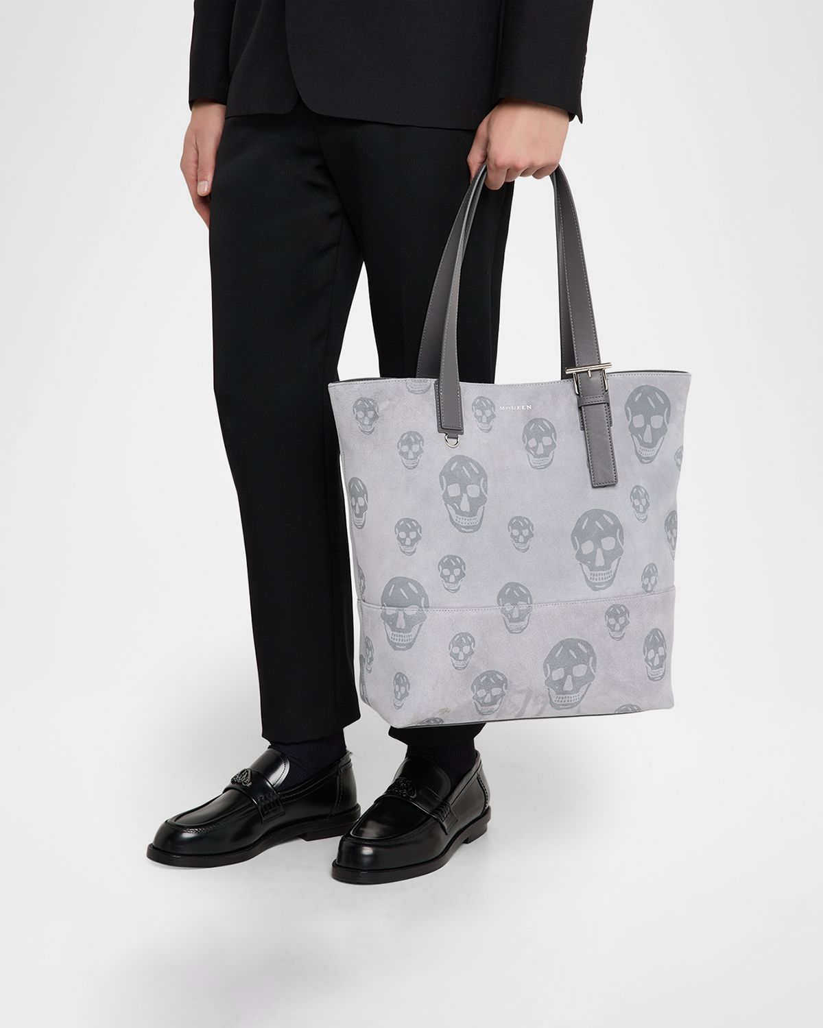 McQueen Men 's T-Bar Shopper Bag