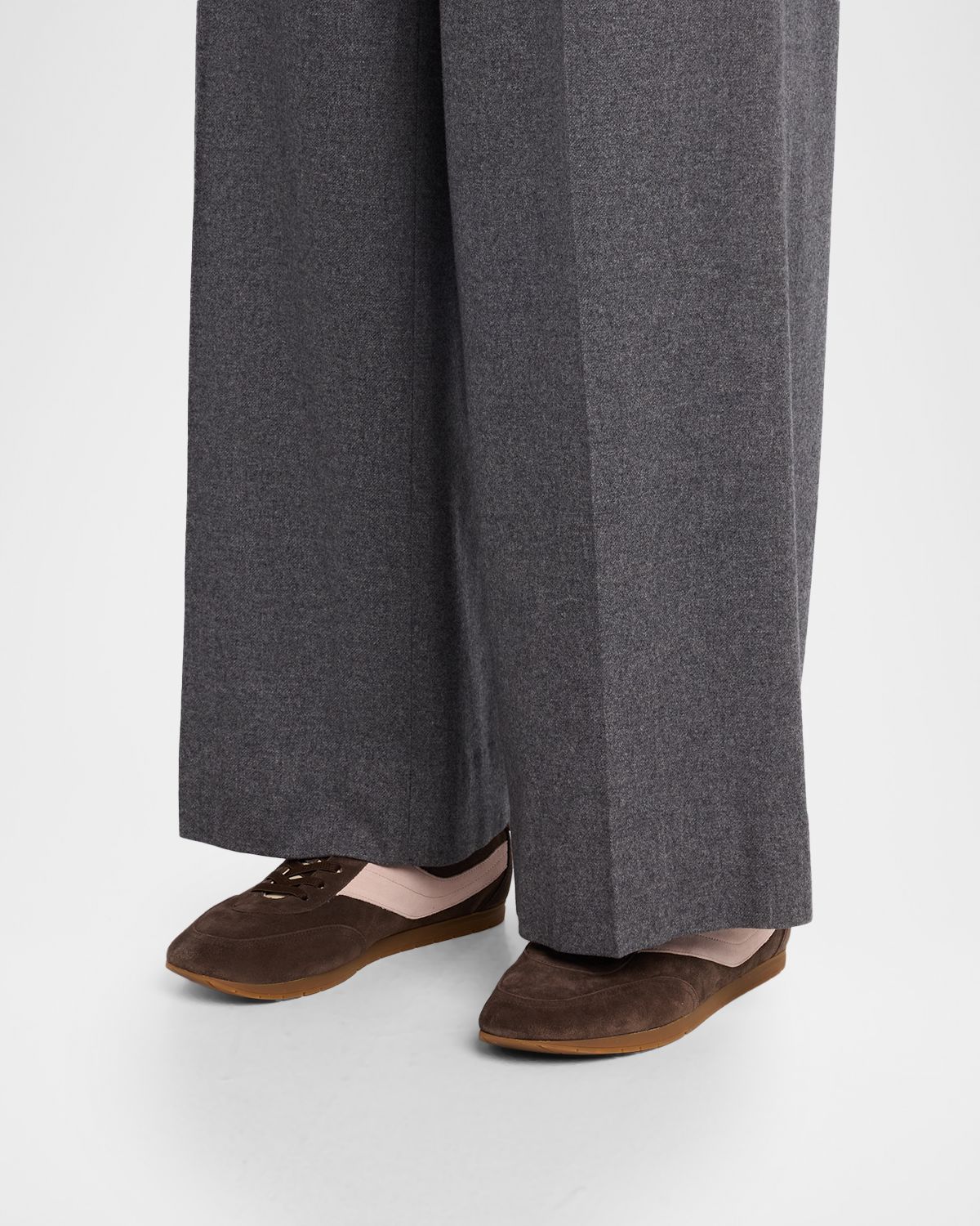 Vince LA Runner Suede and Leather Runner Sneakers