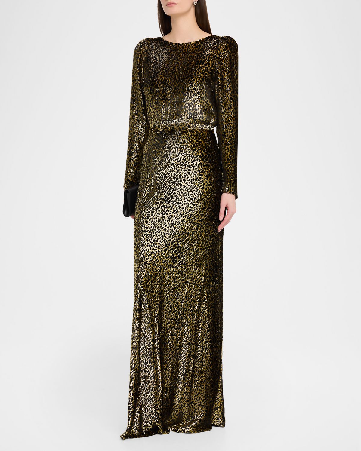Libertine Vreeland Belted Leopard Gown