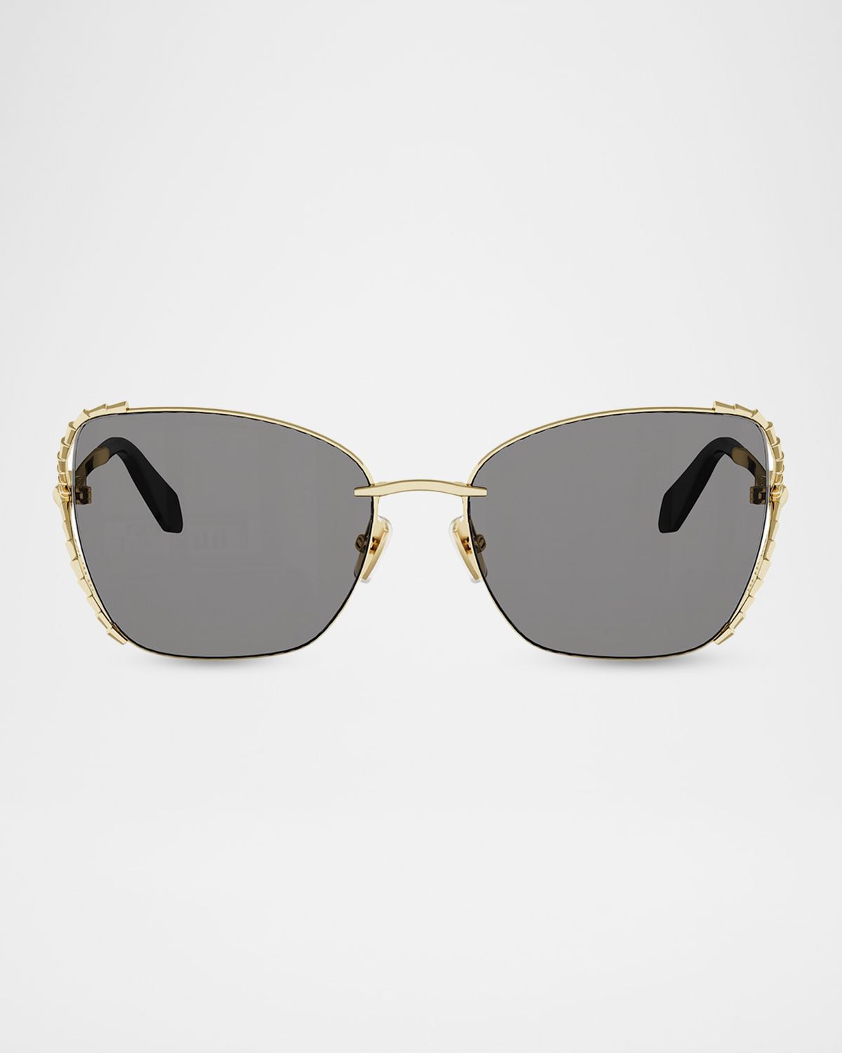 BVLGARI Serpenti Viper 56mm Butterfly Sunglasses | Thumbnail 9