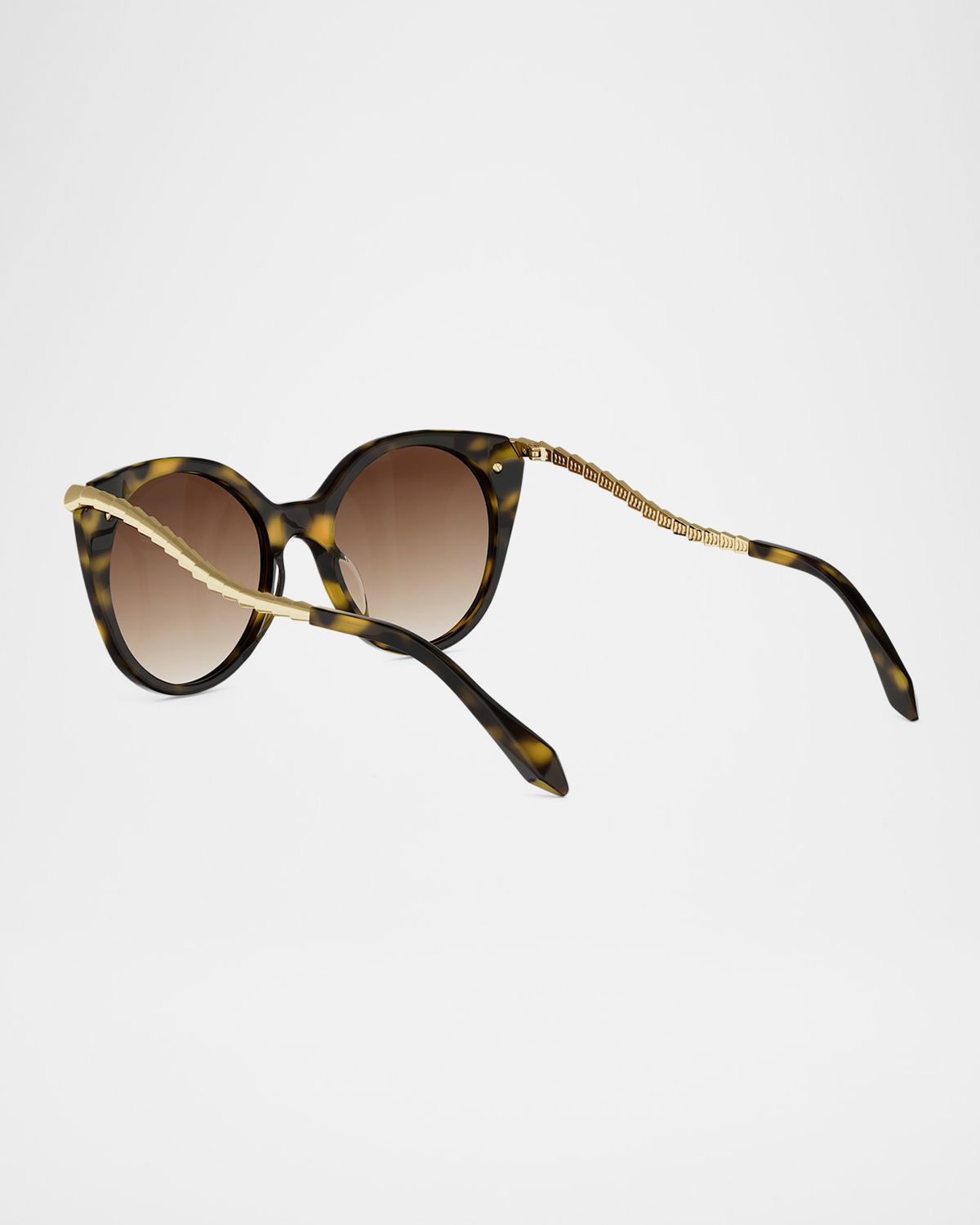 BVLGARI Serpenti Viper 53mm Acetate Cat-Eye Sunglasses