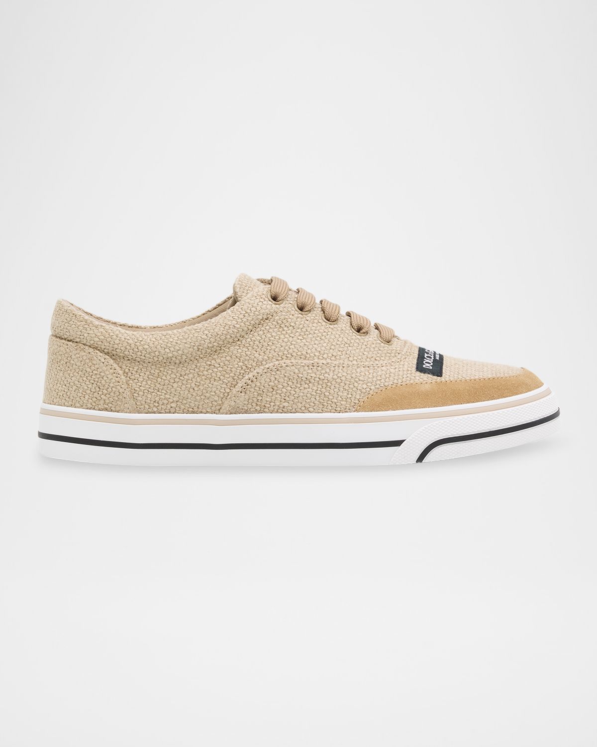Dolce & Gabbana Men 's DG Sailing Linen Low-Top Sneakers