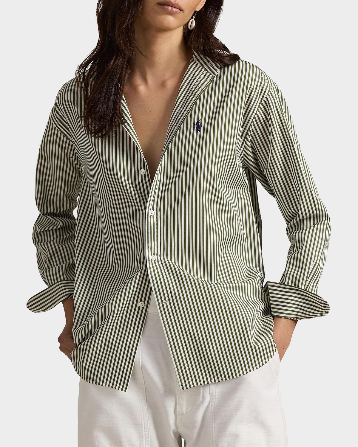 Polo Ralph Lauren Relaxed-Fit Striped Cotton Shirt | Thumbnail 4