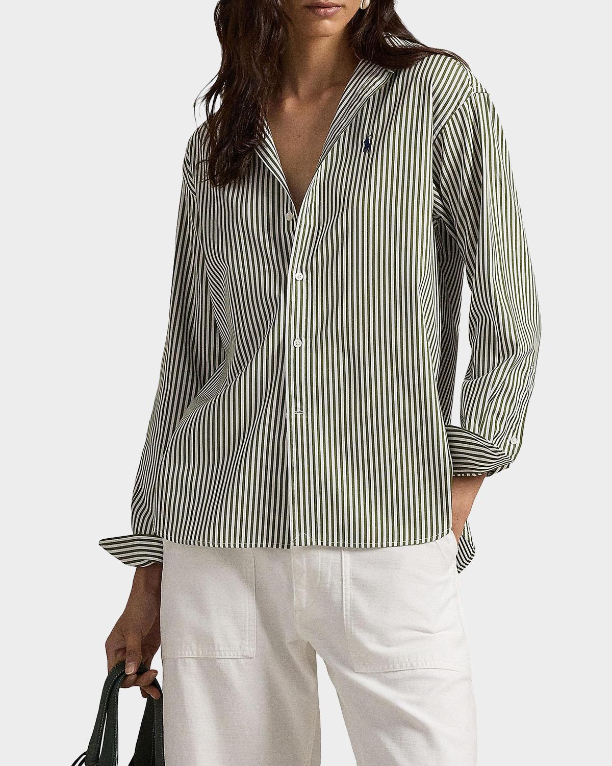 Polo Ralph Lauren Relaxed-Fit Striped Cotton Shirt | Thumbnail 6
