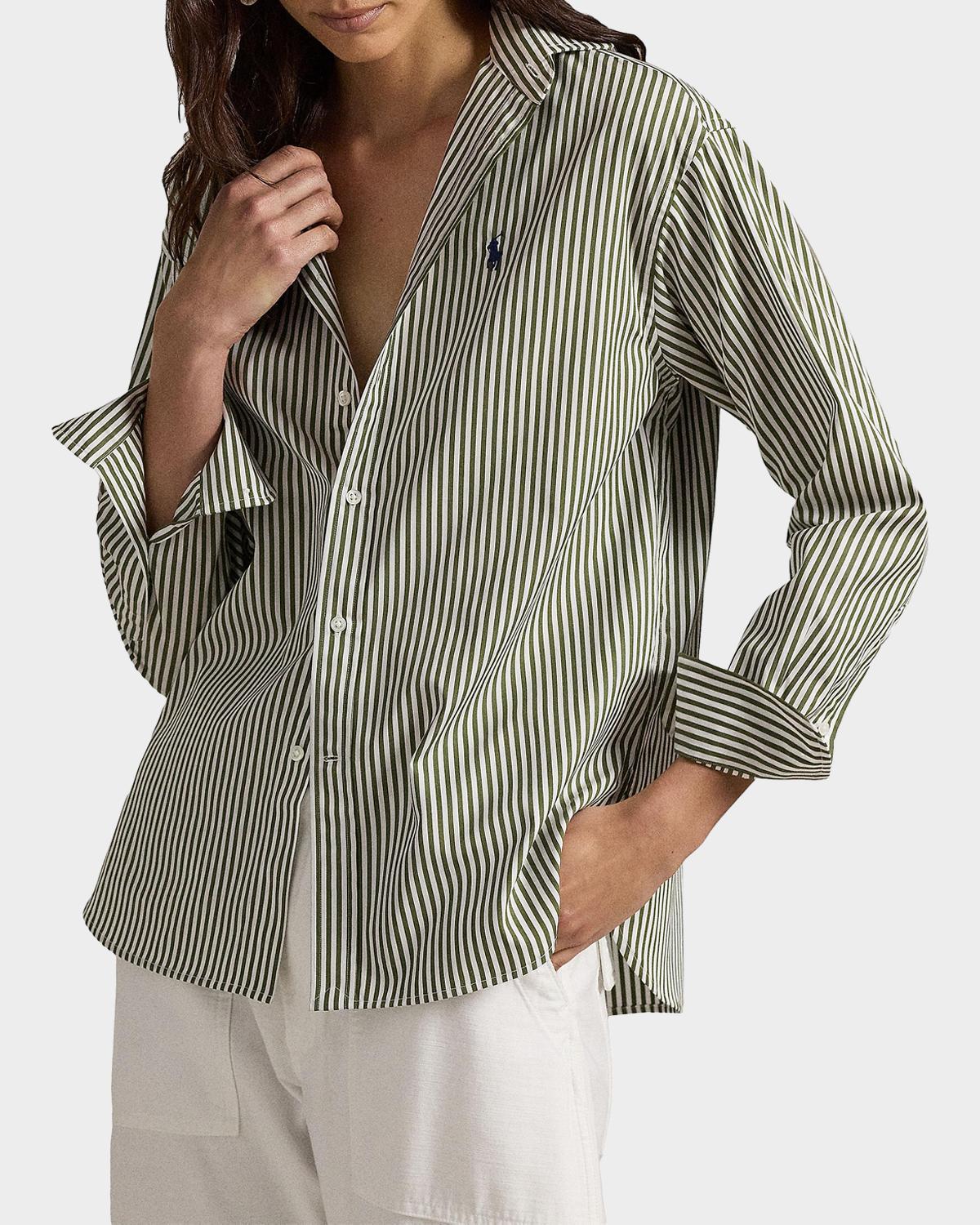 Polo Ralph Lauren Relaxed-Fit Striped Cotton Shirt | Thumbnail 7