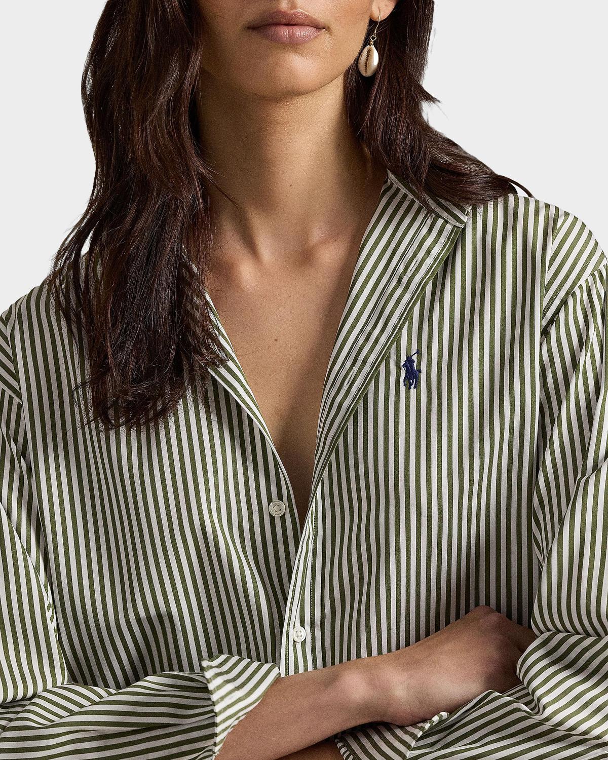 Polo Ralph Lauren Relaxed-Fit Striped Cotton Shirt | Thumbnail 8
