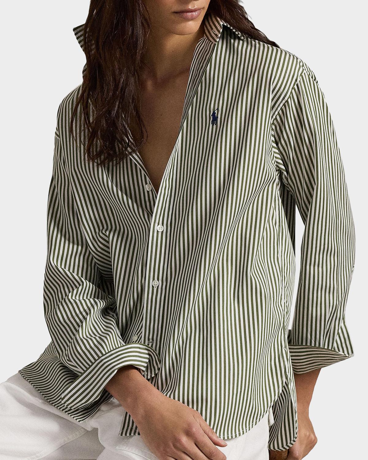 Polo Ralph Lauren Relaxed-Fit Striped Cotton Shirt | Thumbnail 5