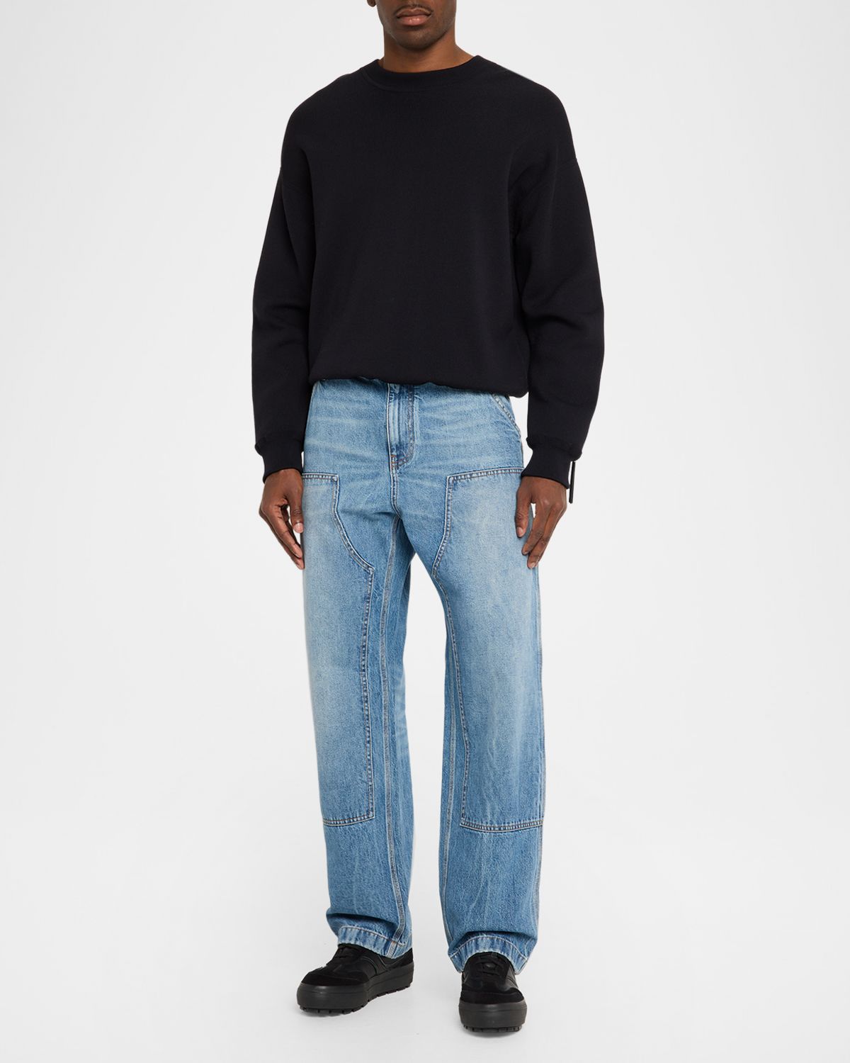 Versace Men 's Straight-Leg Carpenter Jeans