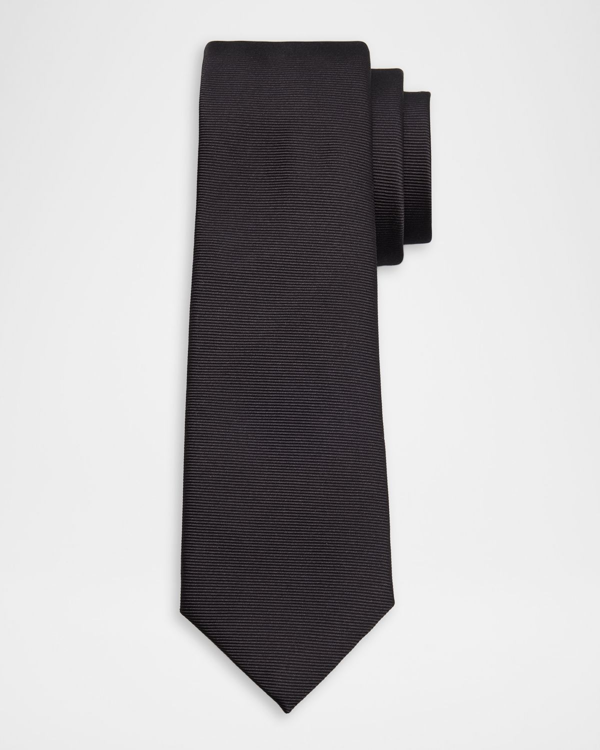 Versace Men 's Embroidered Medusa Silk Tie