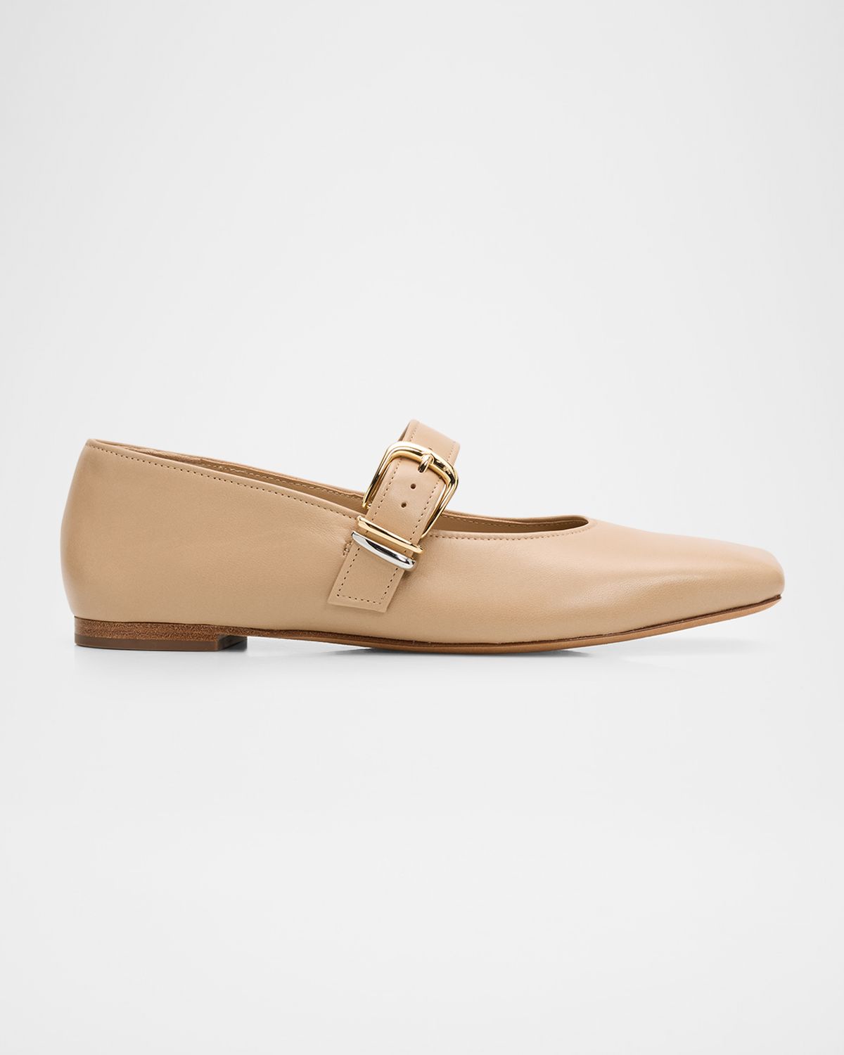 Vince Daniela Leather Ballerina Flats | Thumbnail 7